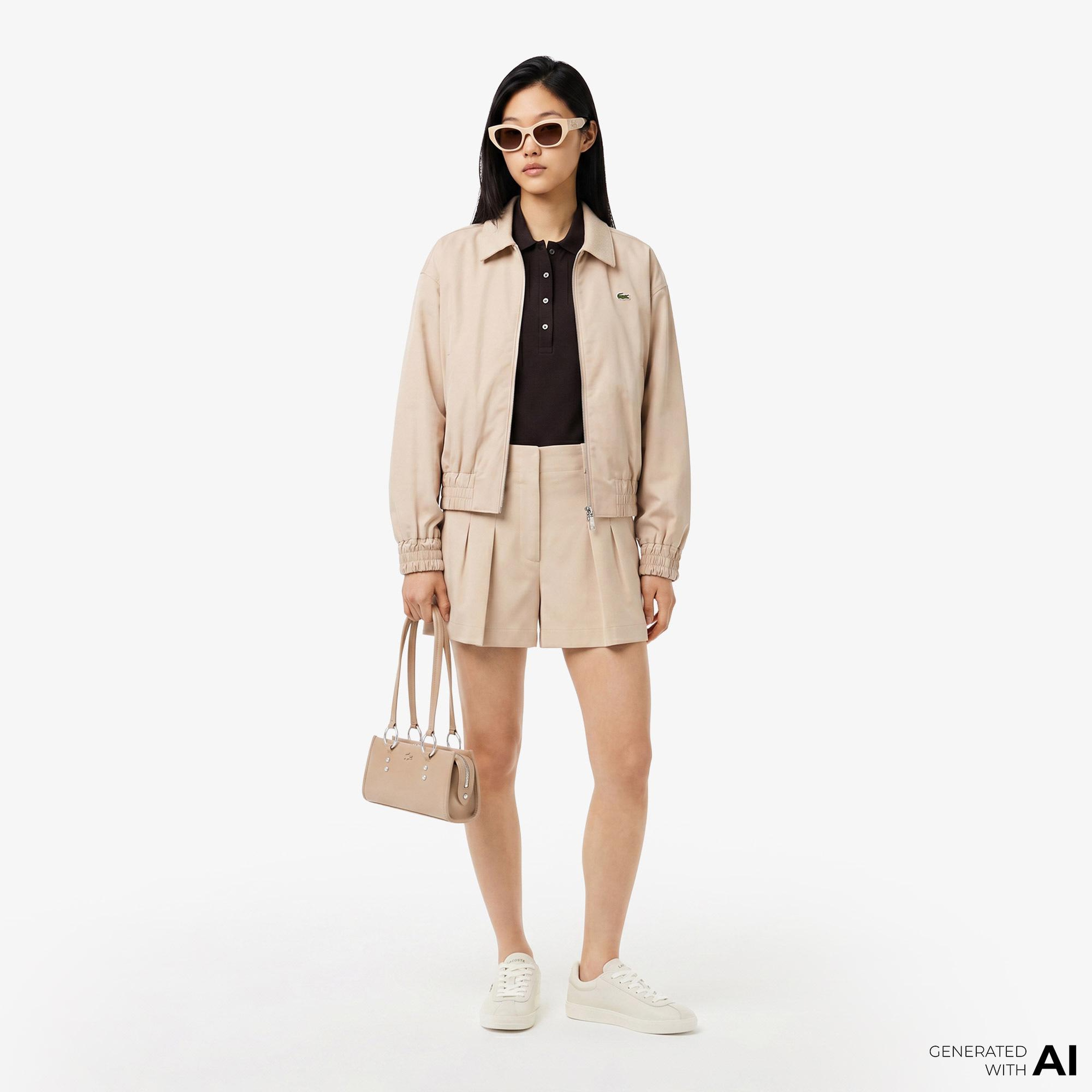 Lacoste Kadın Oversize Fit Pembe Şort