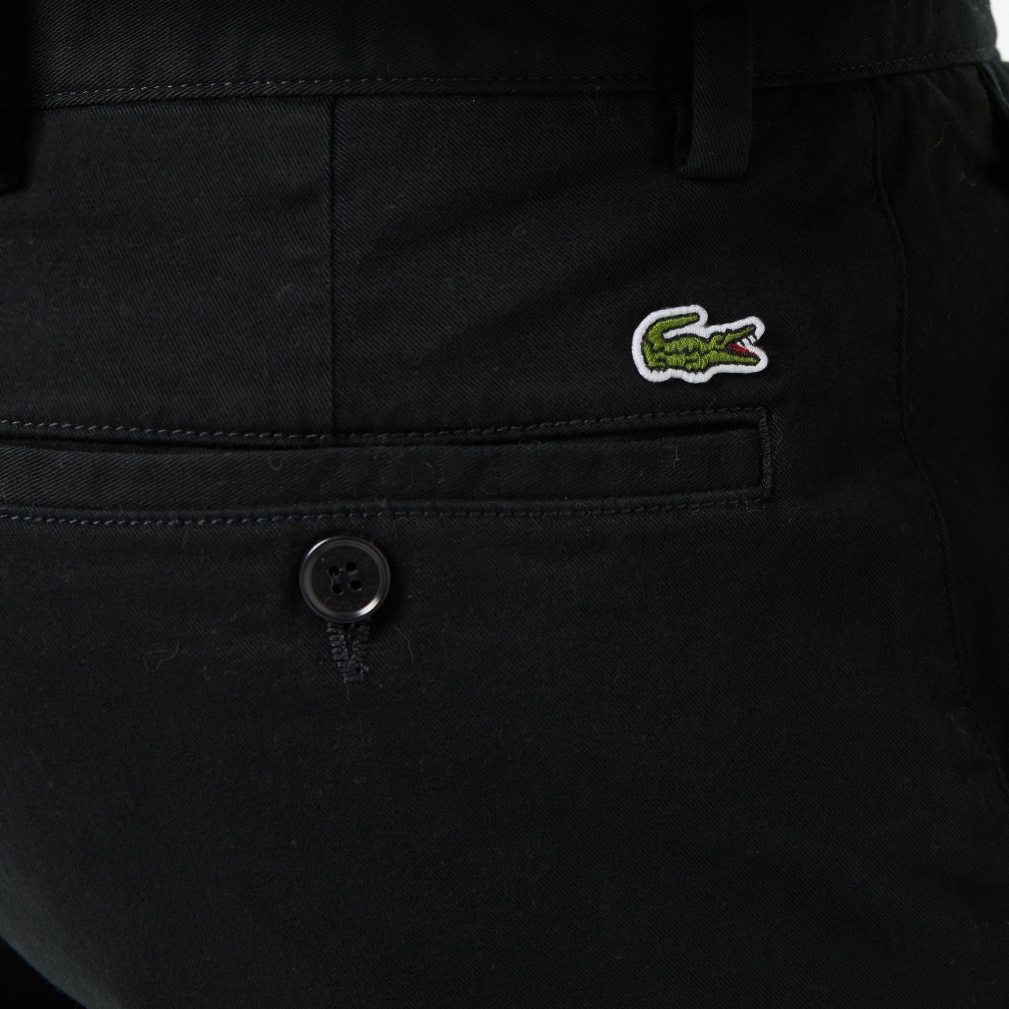 Lacoste Erkek Slim Fit Siyah Bermuda Şort