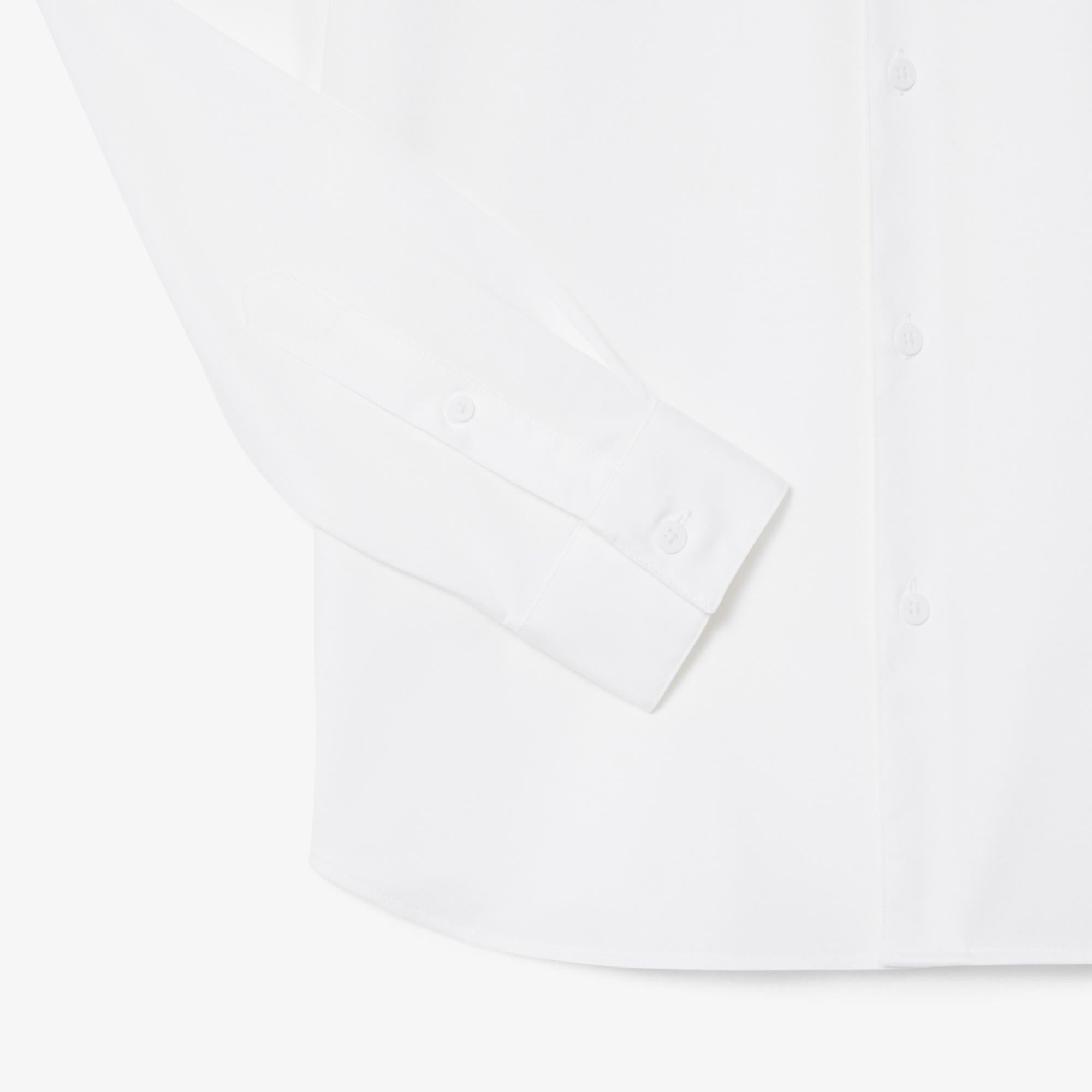 Lacoste Erkek Slim Fit Beyaz Gömlek