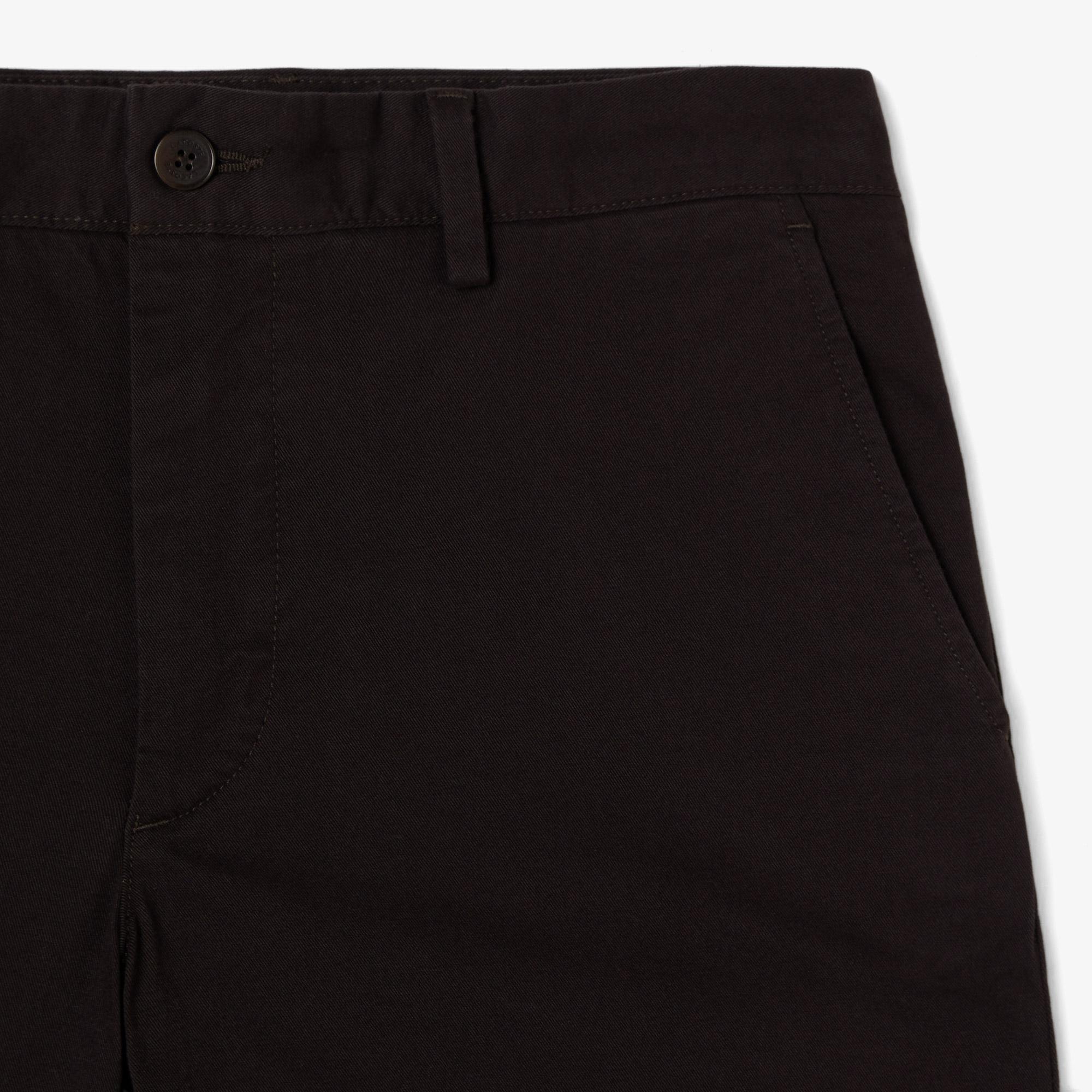 Lacoste Erkek Slim Fit Koyu Kahverengi Bermuda Şort