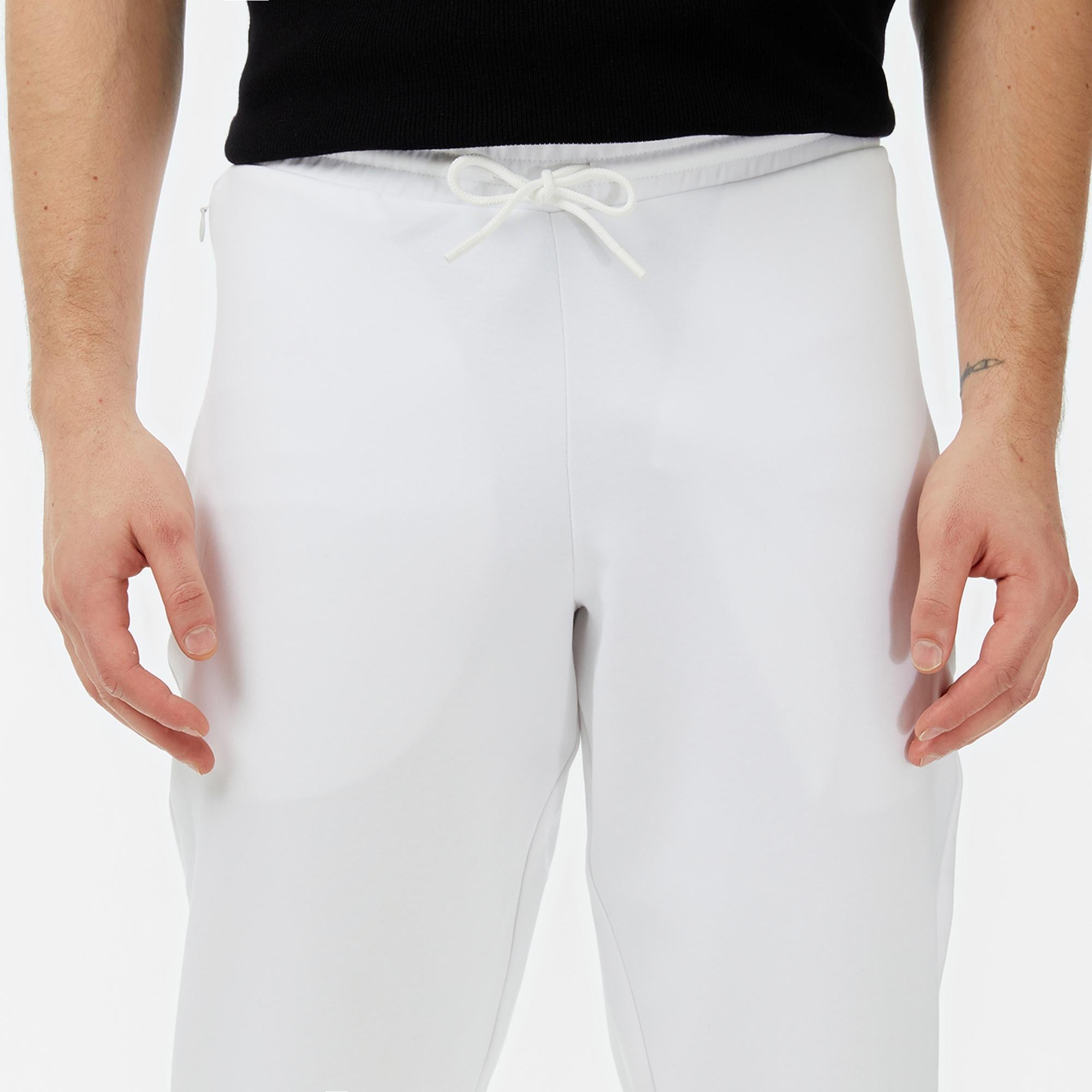 Lacoste Erkek Slim Fit Beyaz Eşofman Altı