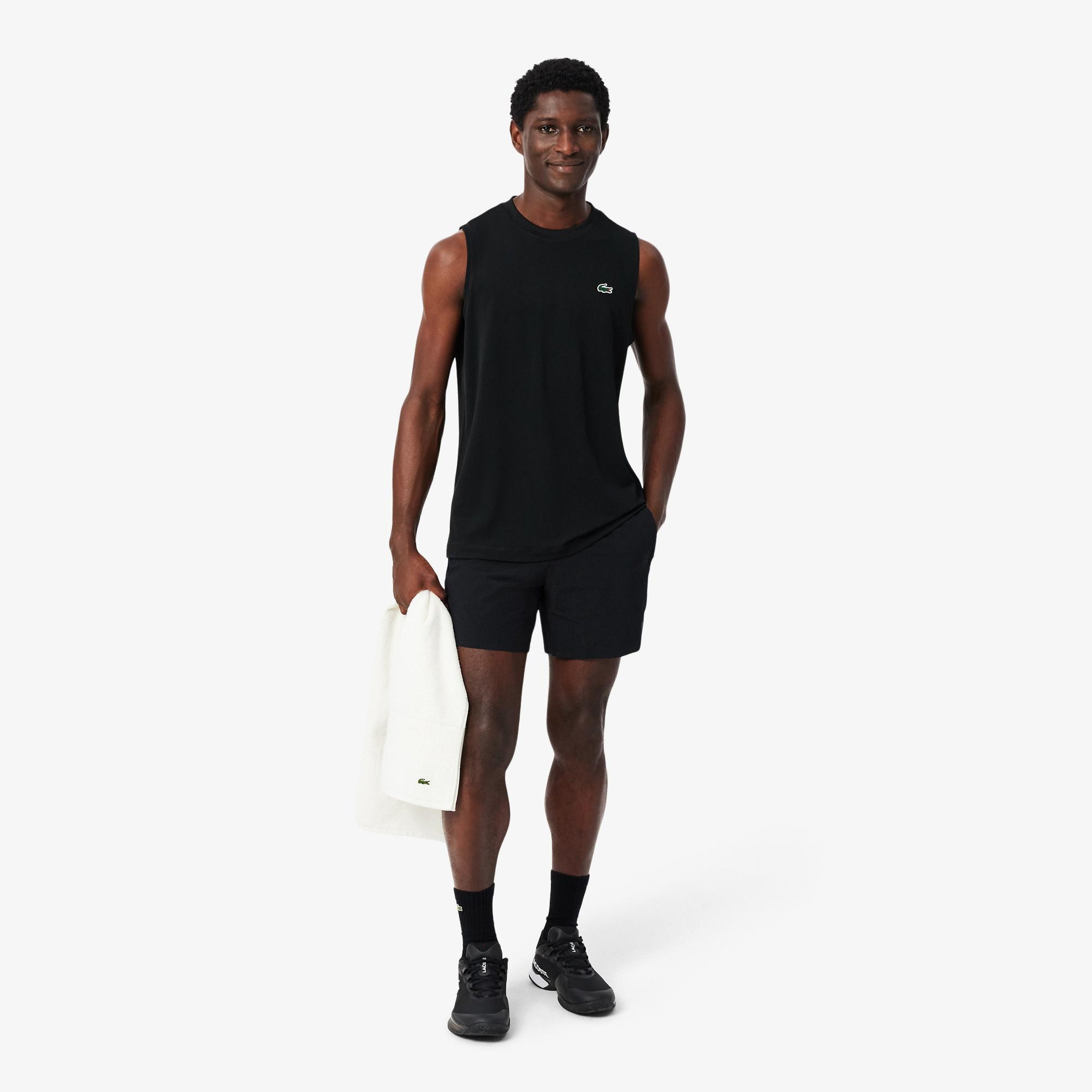 Erkek Relaxed Fit Siyah Şort