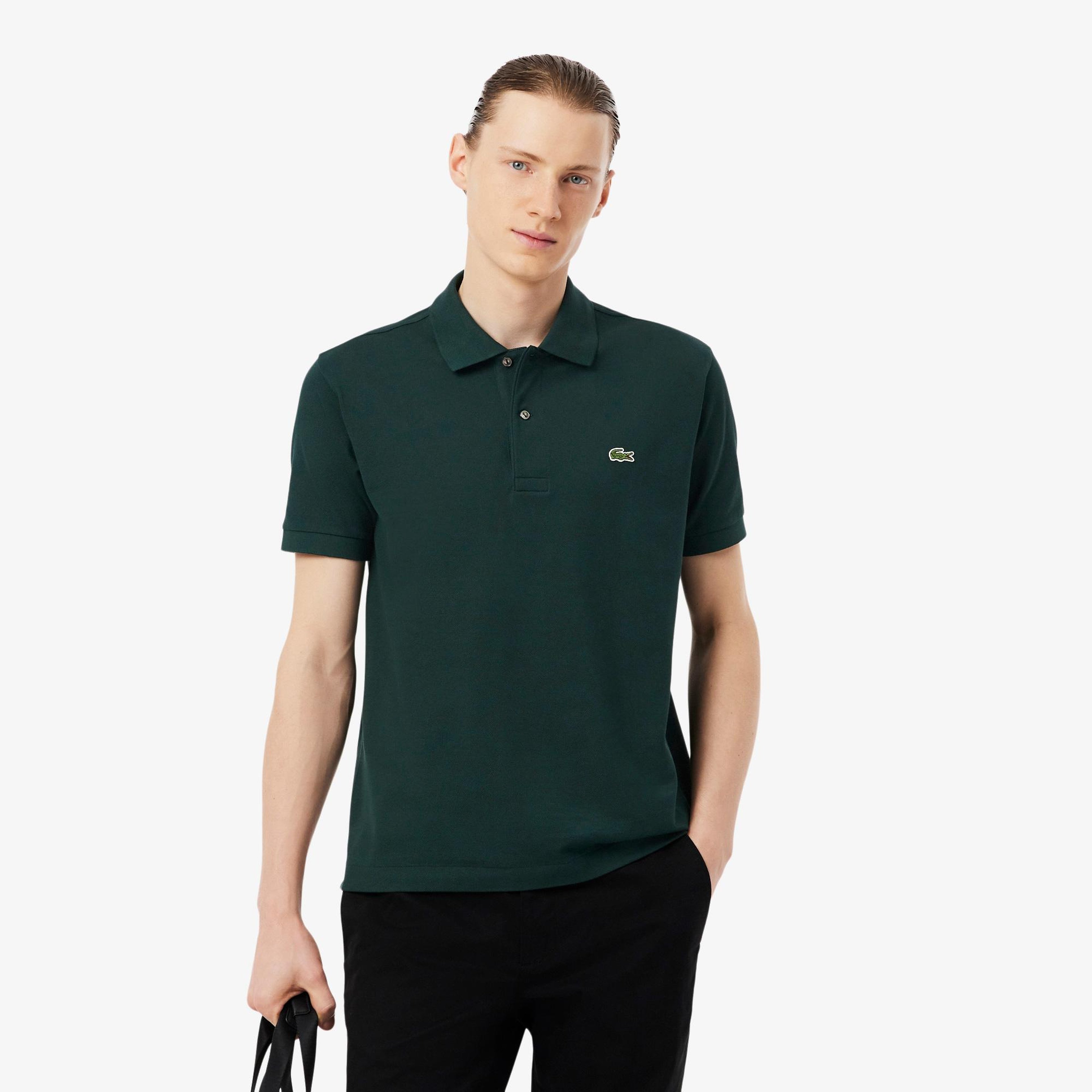 L.12.12 Erkek Classic Fit Yeşil Polo