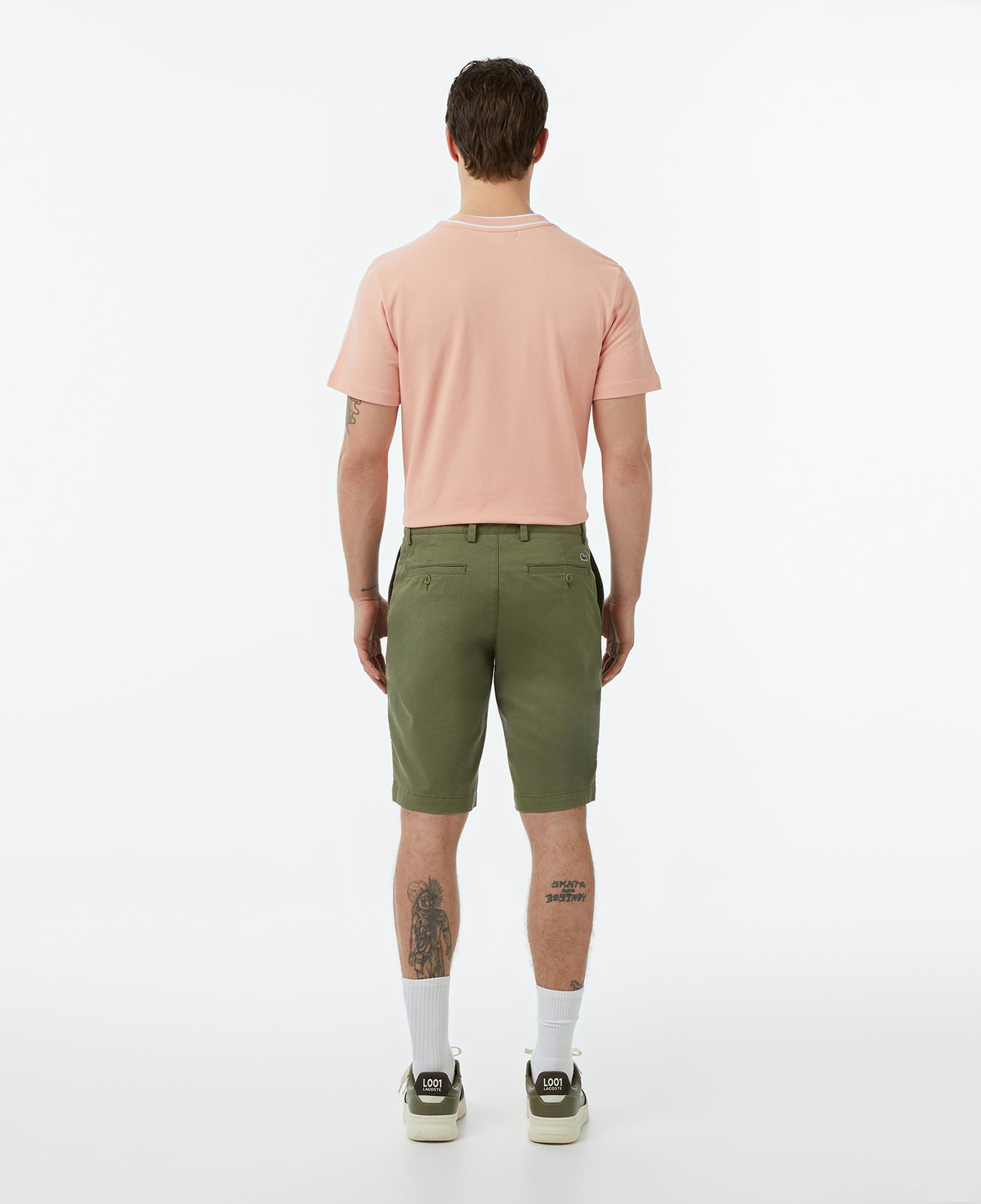Lacoste Erkek Slim Fit Haki Bermuda Şort