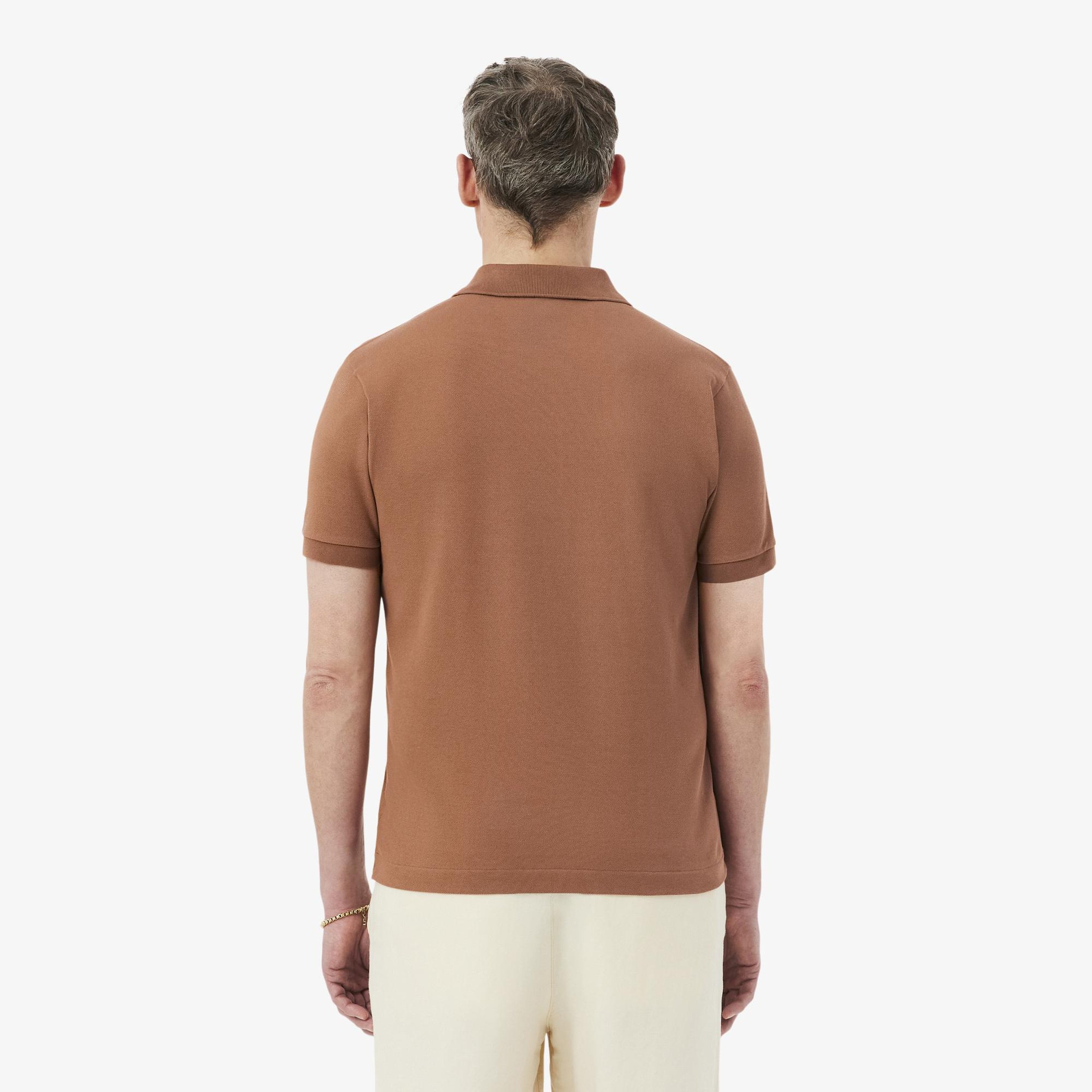 Lacoste L.12.12 Erkek Classic Fit Kahverengi Polo