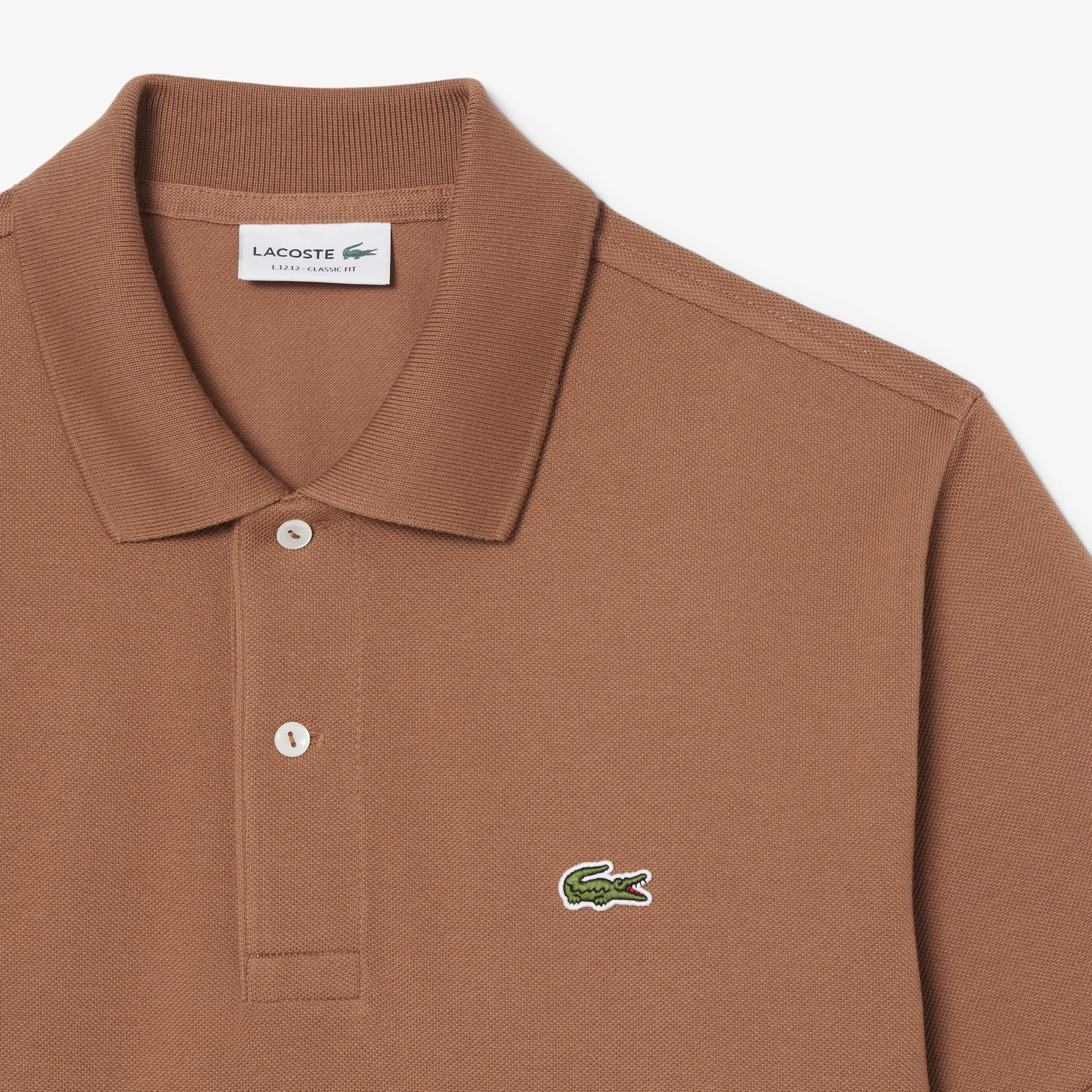 Lacoste L.12.12 Erkek Classic Fit Kahverengi Polo