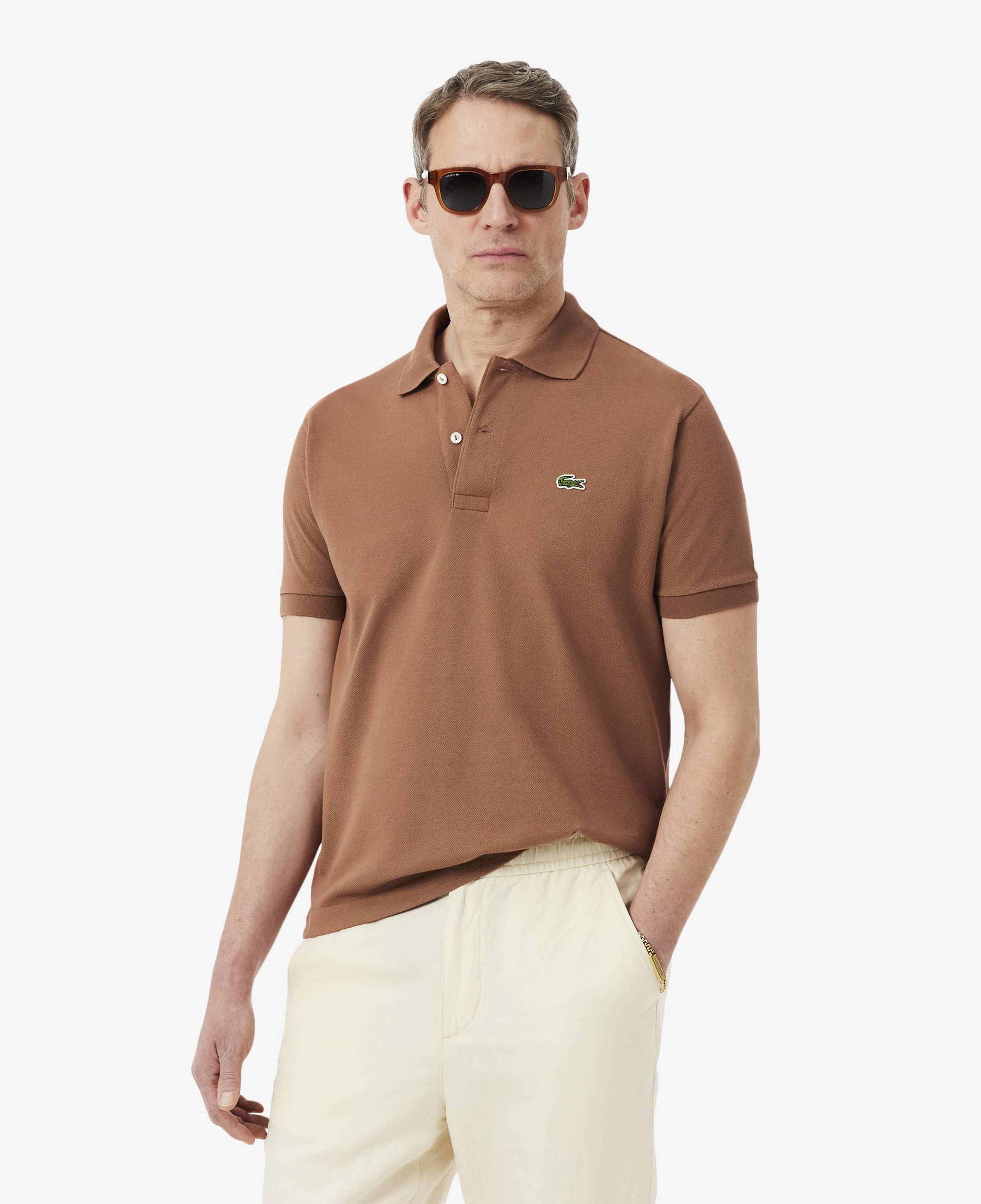 Lacoste L.12.12 Erkek Classic Fit Kahverengi Polo