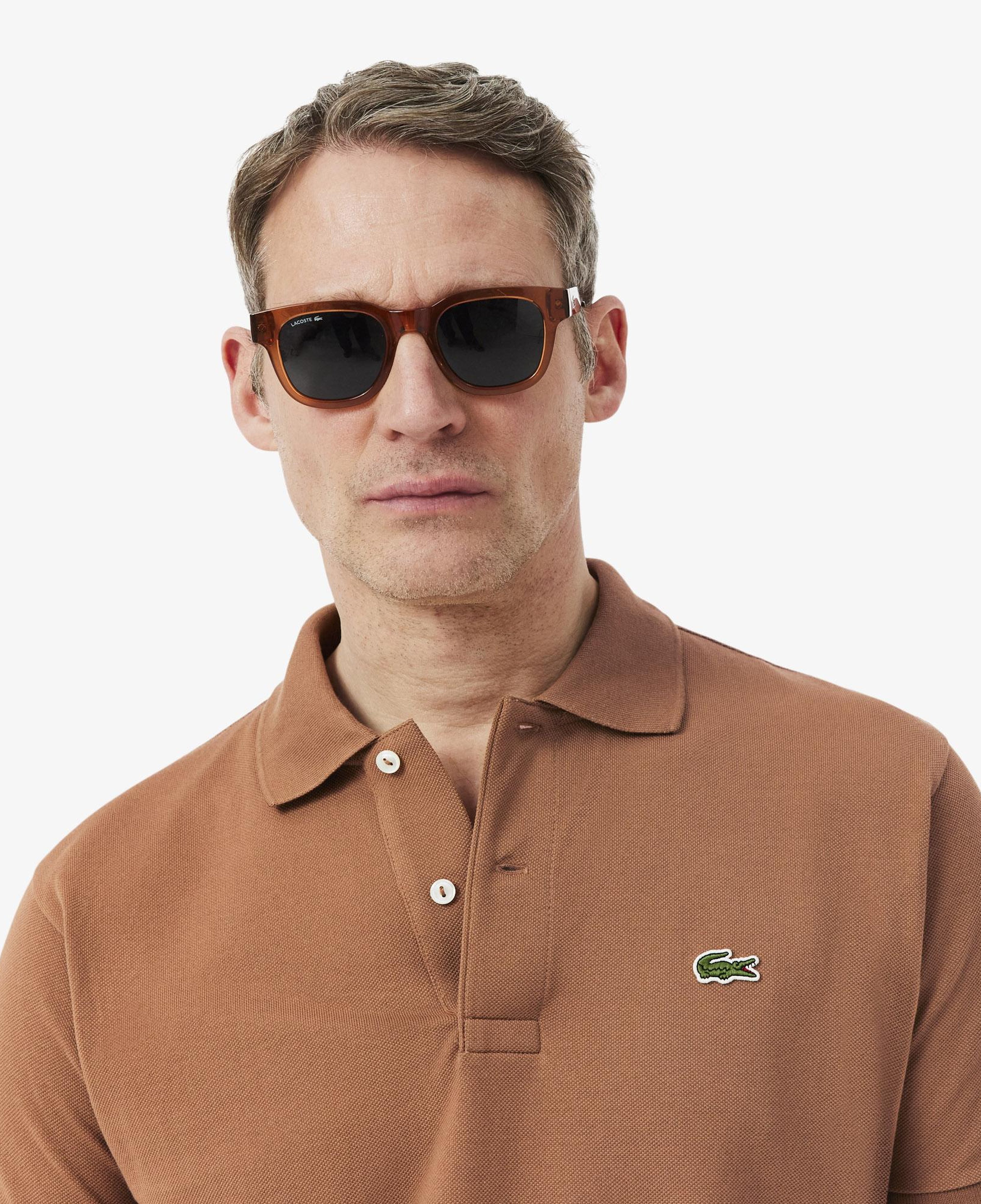 Lacoste L.12.12 Erkek Classic Fit Kahverengi Polo