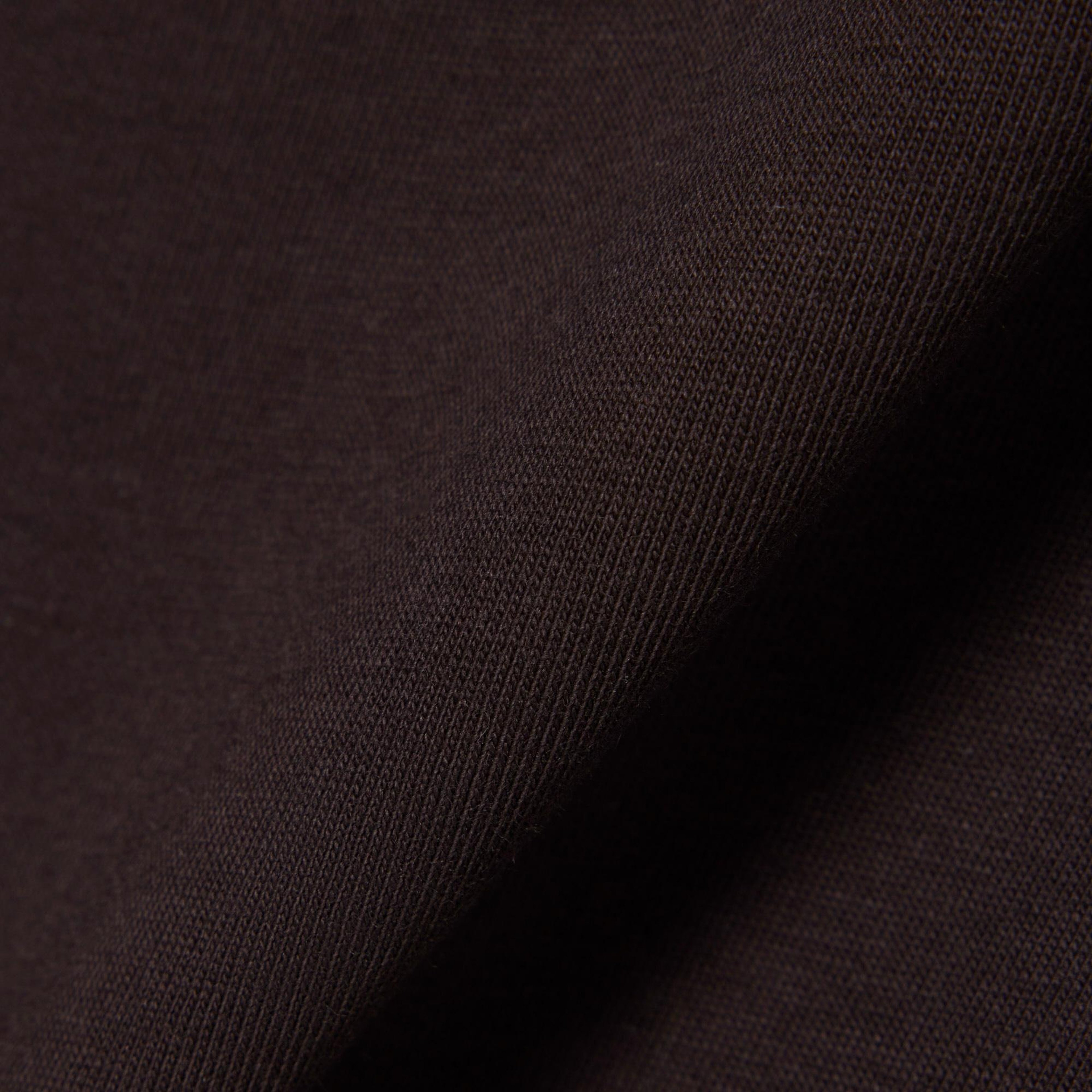 Erkek Classic Fit Bisiklet Yaka Kahverengi T-Shirt