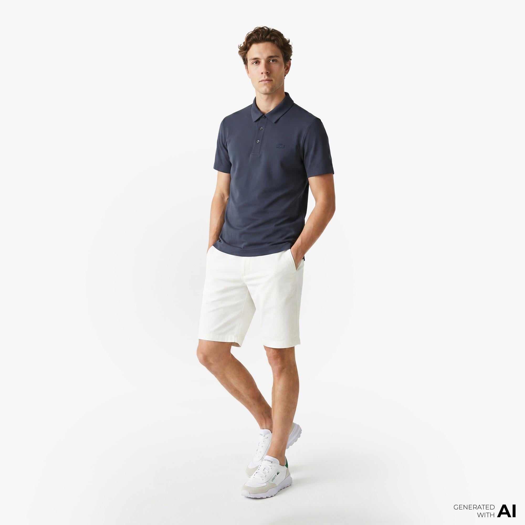 Lacoste Erkek Regular Fit Koyu Gri Polo