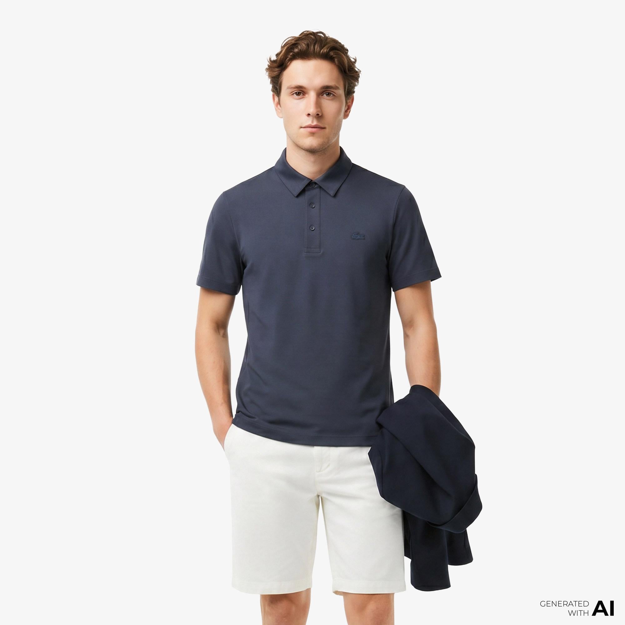 Lacoste Erkek Regular Fit Koyu Gri Polo