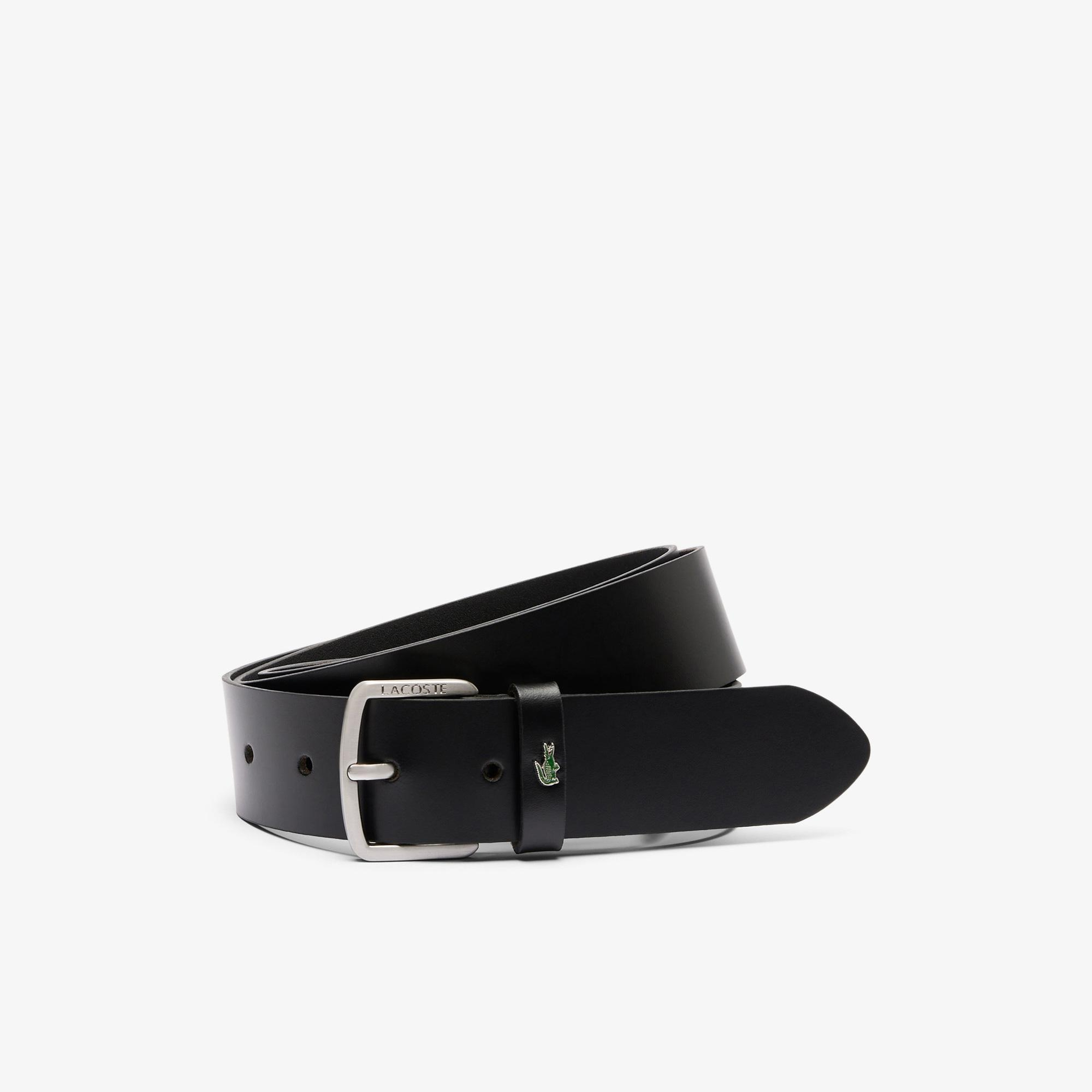Lacoste Erkek Deri Siyah Kemer