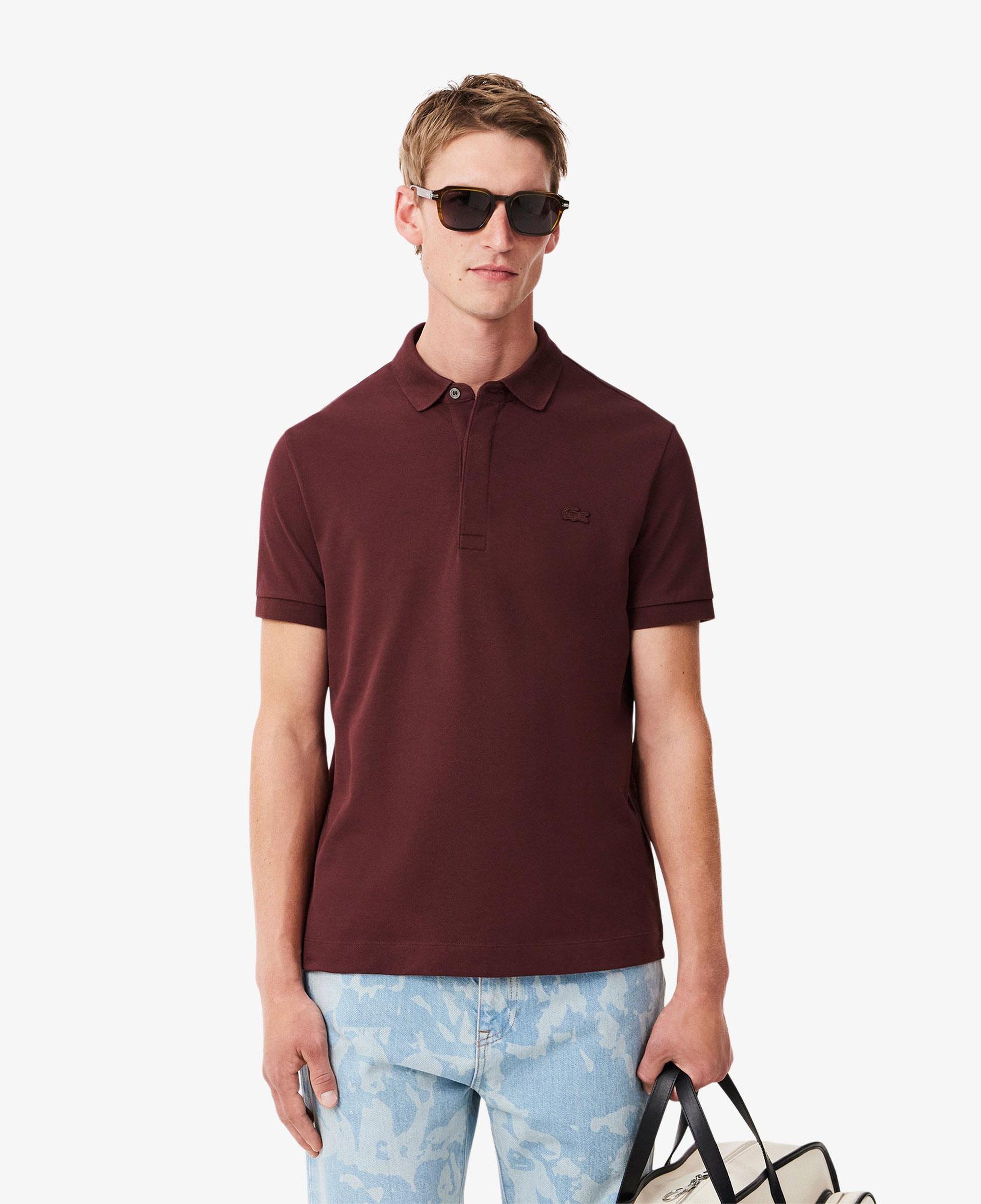 Lacoste Paris Erkek Regular Fit Bordo Polo
