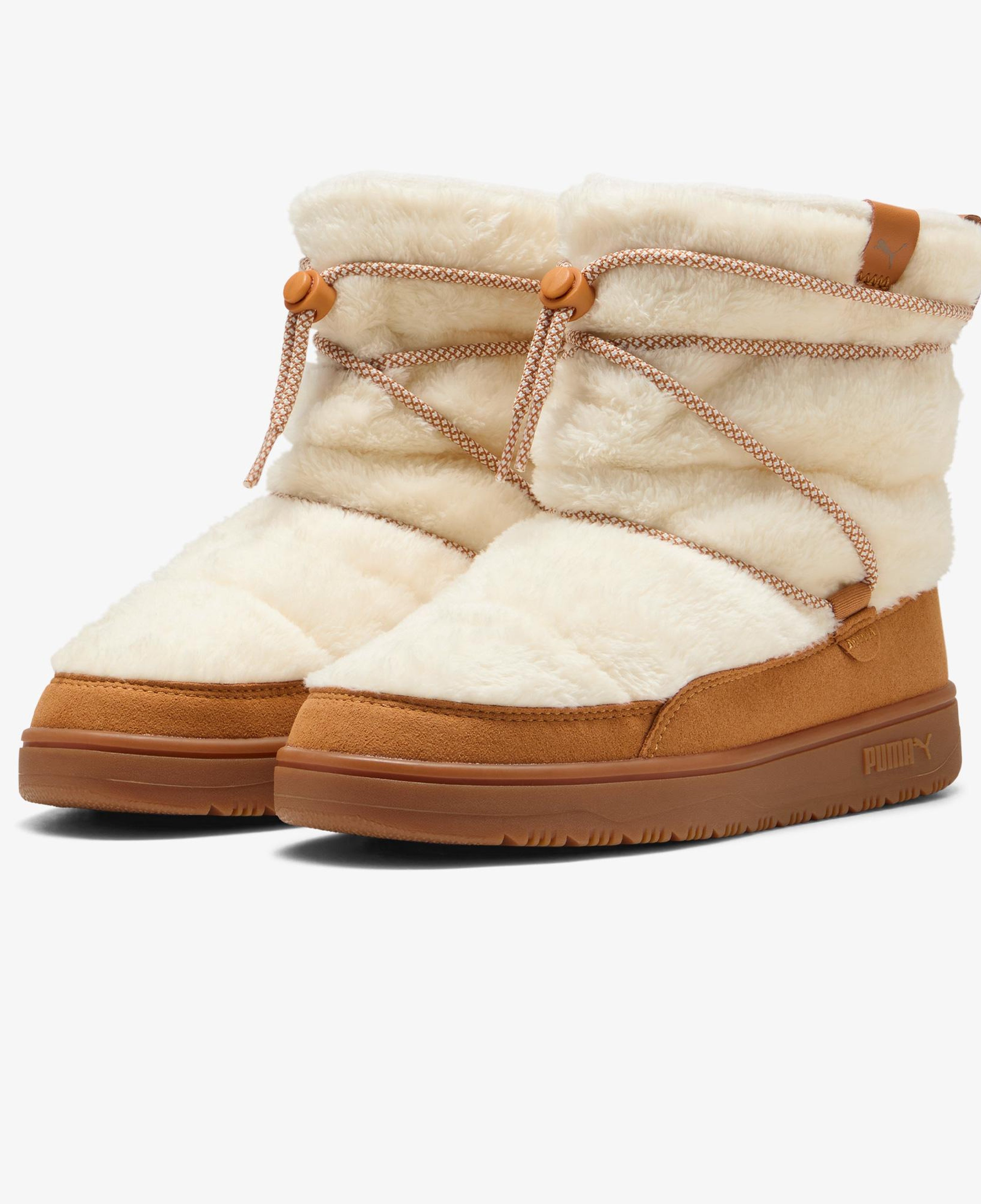 Puma Snowbae Suede Wns Kadın Kahverengi/Bej Bot