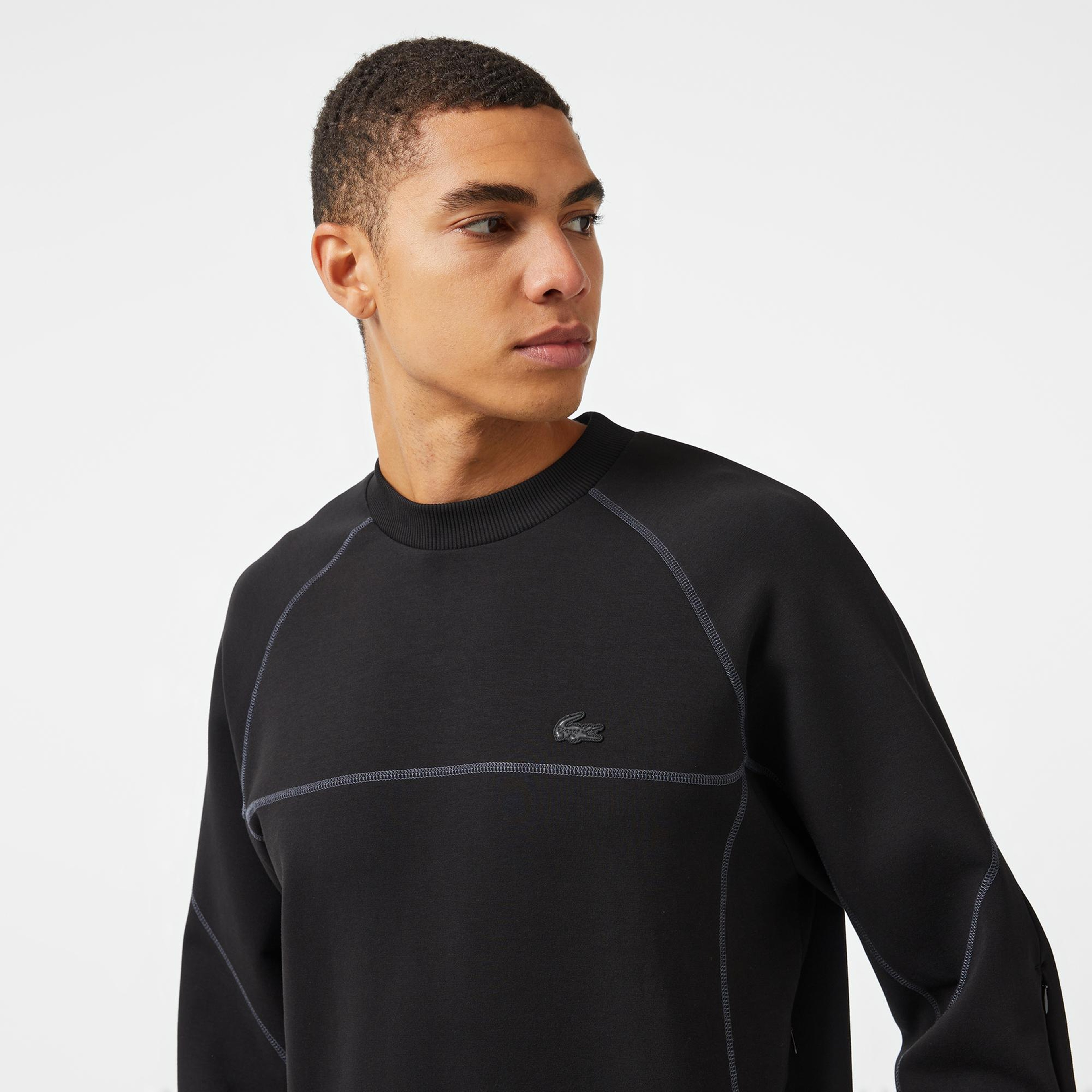 Lacoste Sport Erkek Siyah Sweatshirt