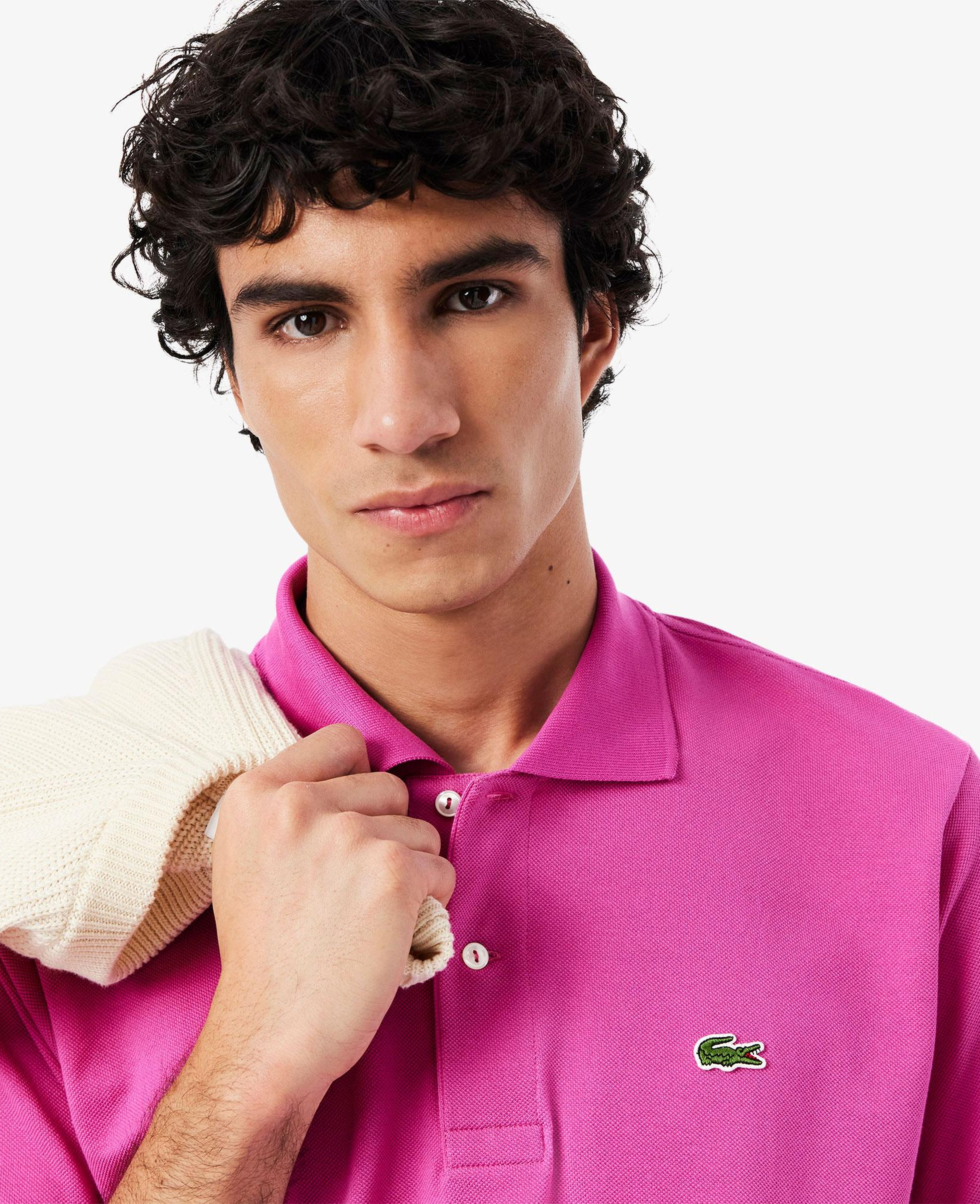 Lacoste L.12.12 Erkek Classic Fit Pembe Polo