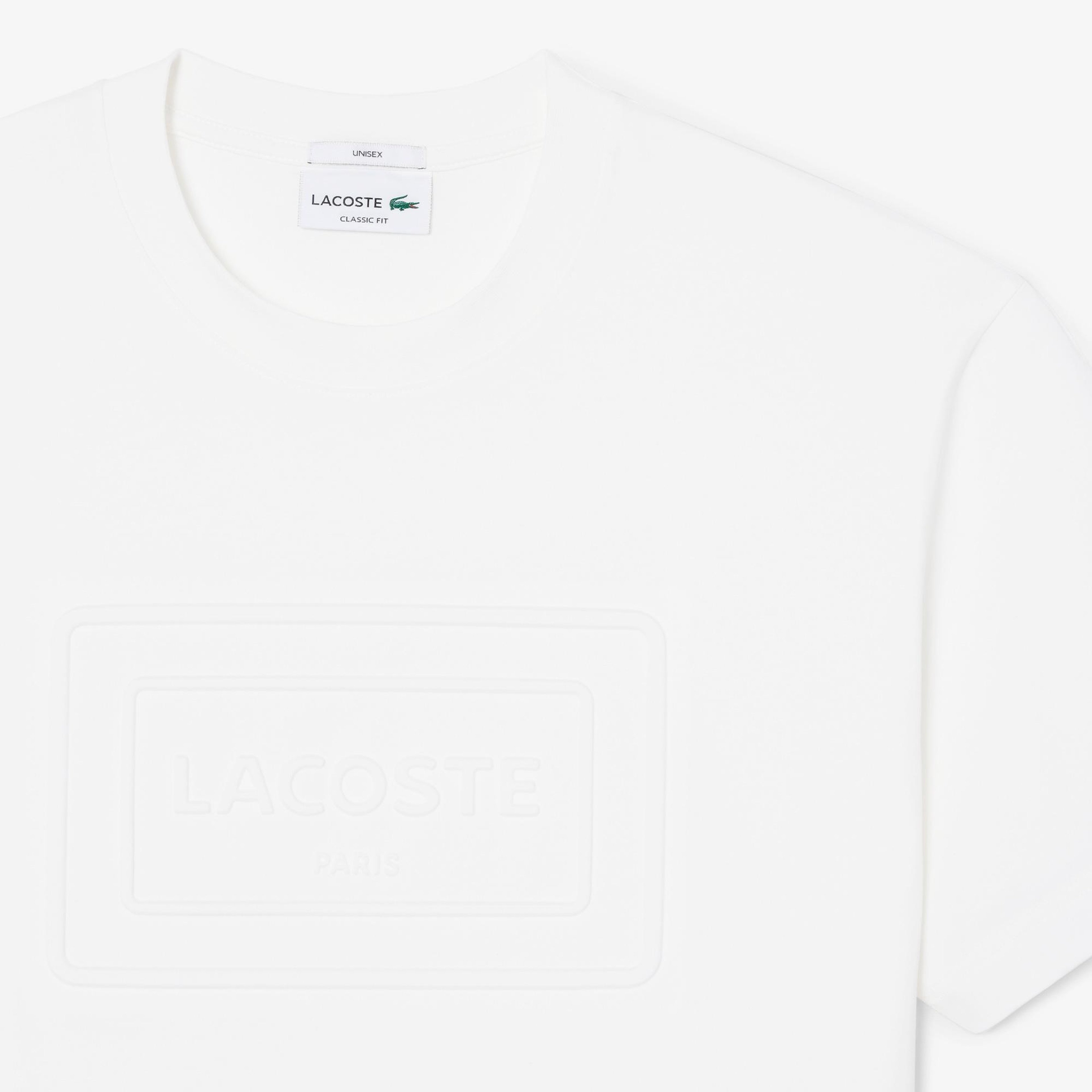 Lacoste Classic Fit Unisex Beyaz T-Shirt