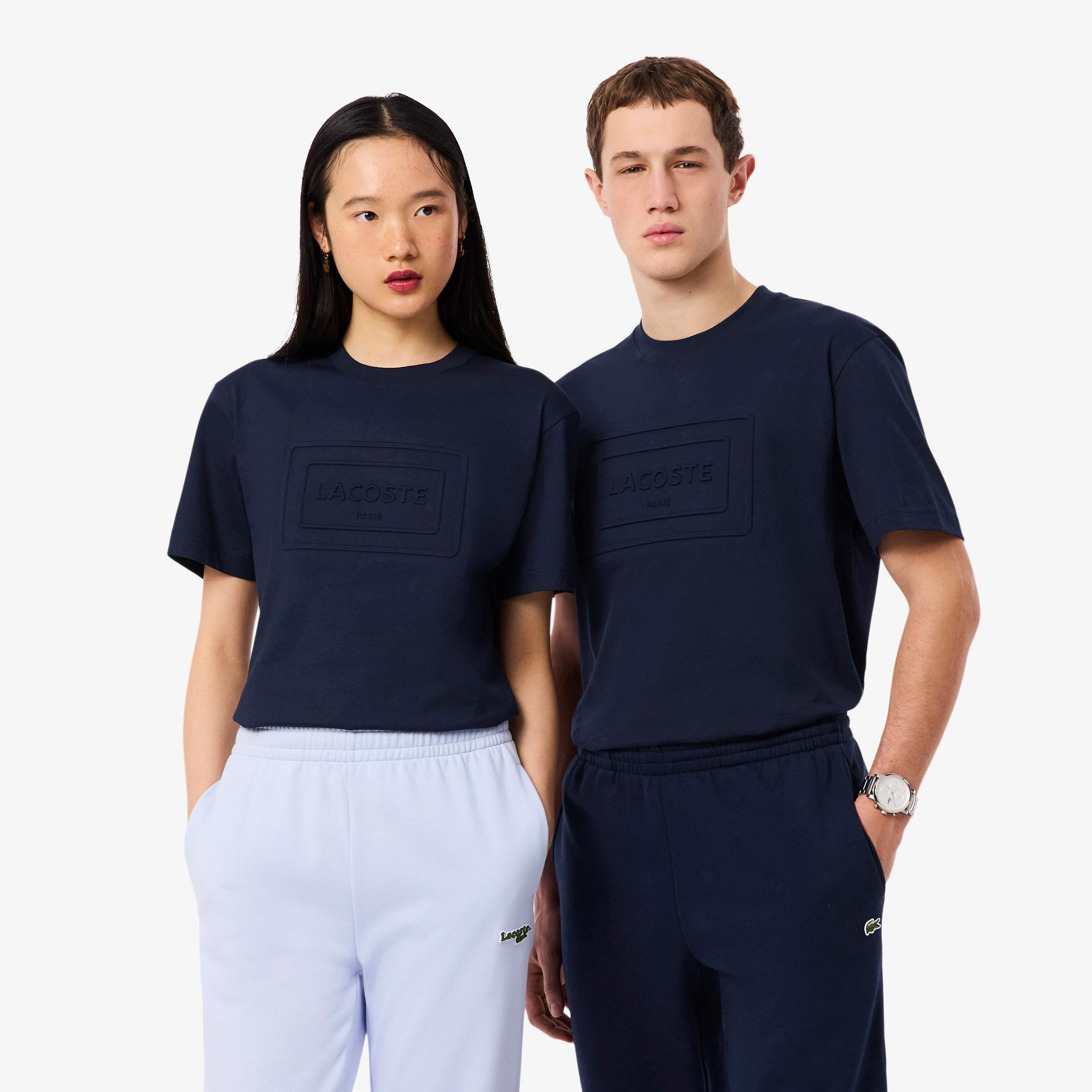 Lacoste Classic Fit Unisex Lacivert T-Shirt