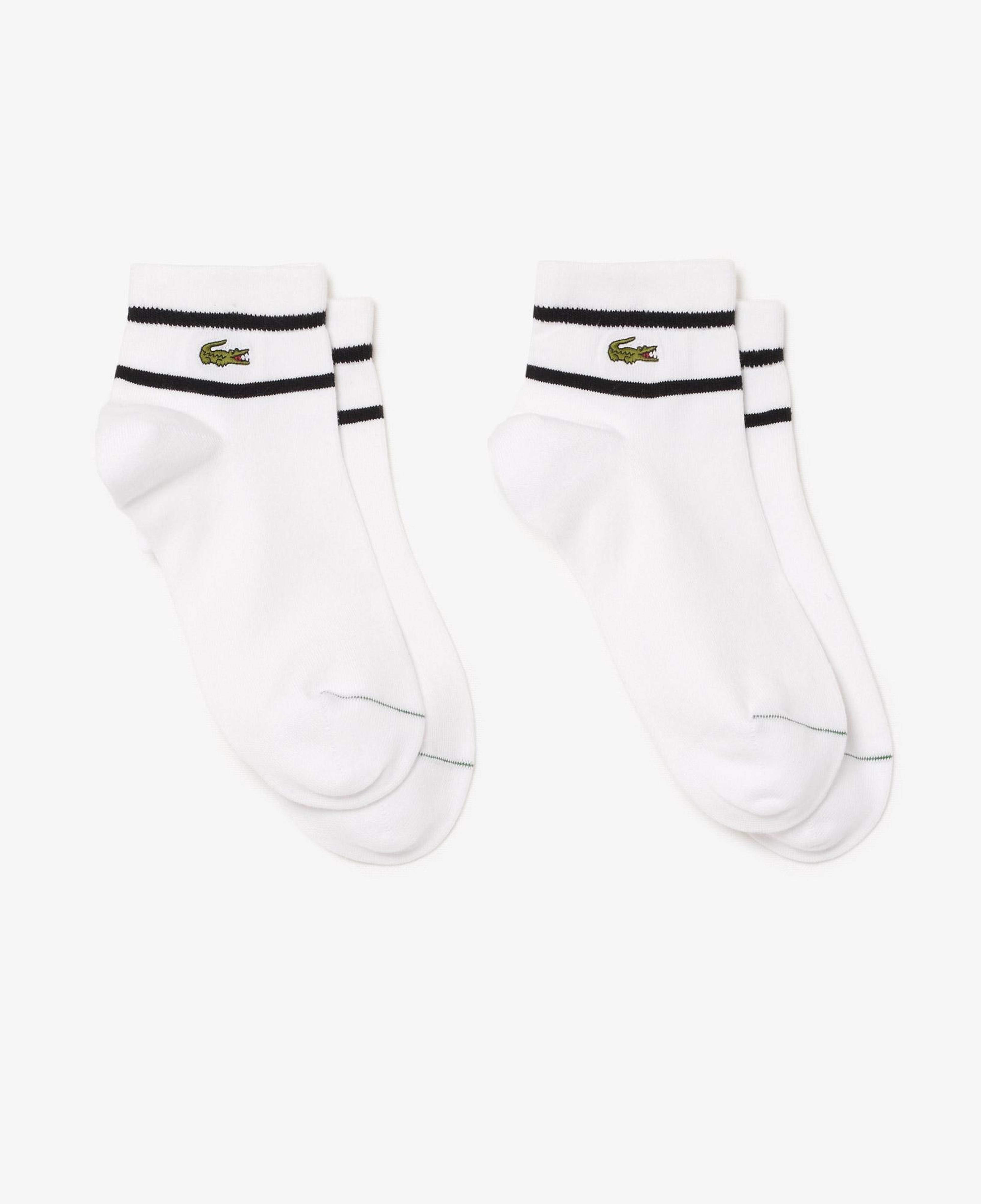 Lacoste Unisex 2'li Beyaz Çorap