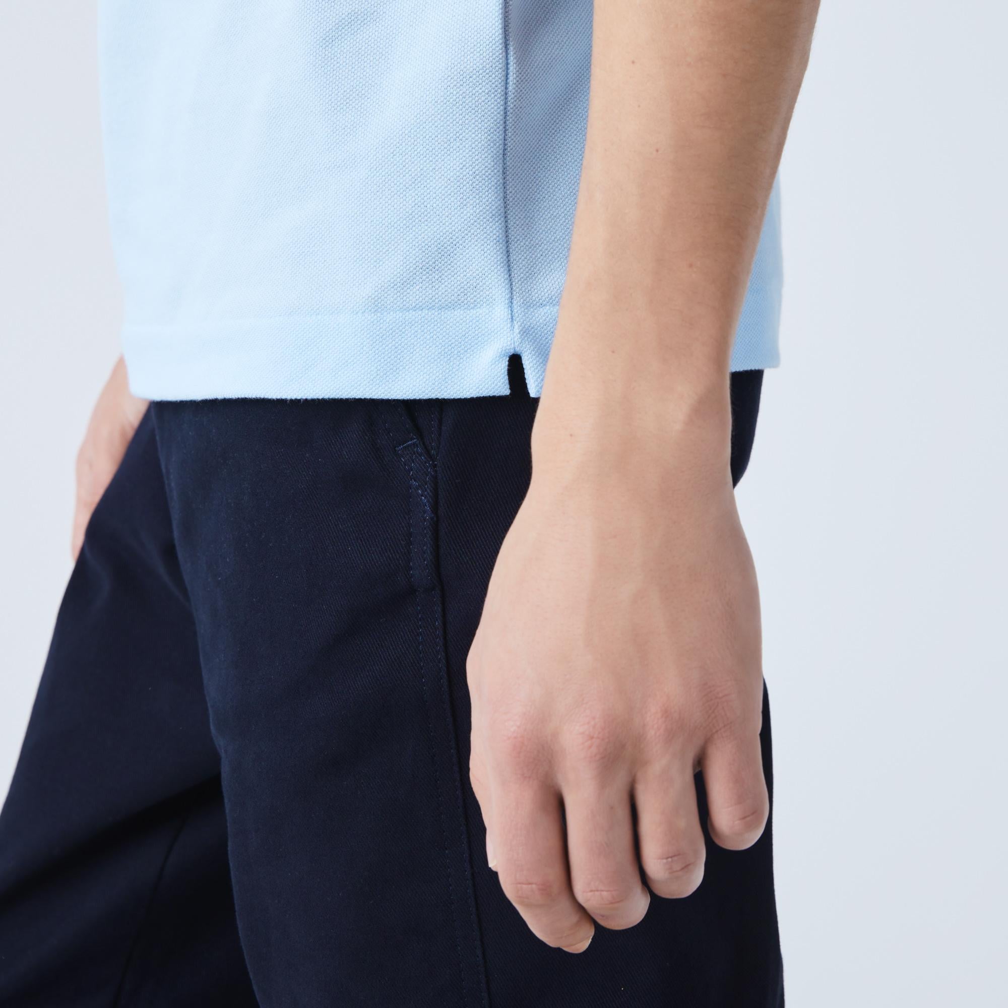 Lacoste L.12.12 Erkek Classic Fit Açık Mavi Polo
