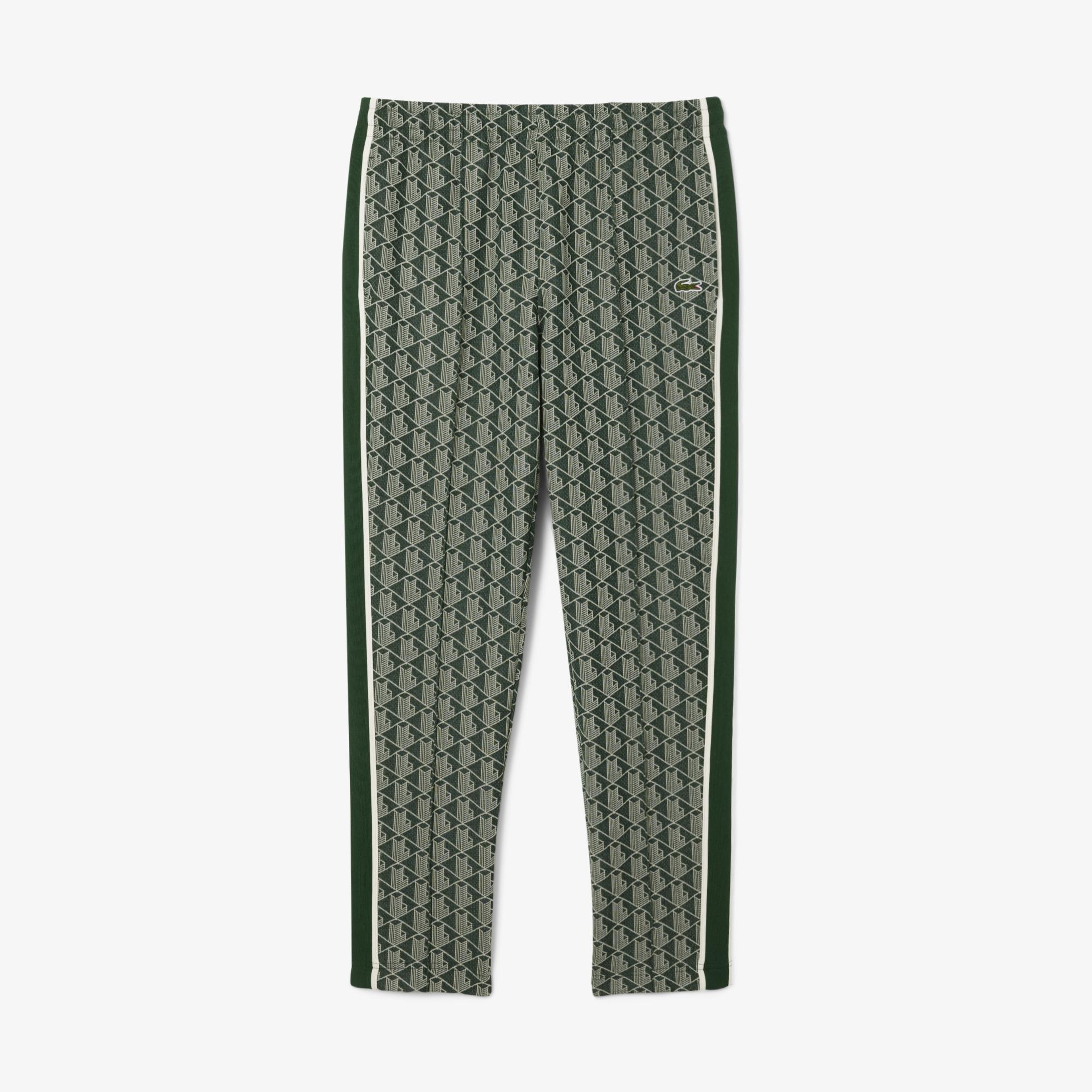 Lacoste Paris Erkek Regular Fit Monogram Yeşil Eşofman Altı