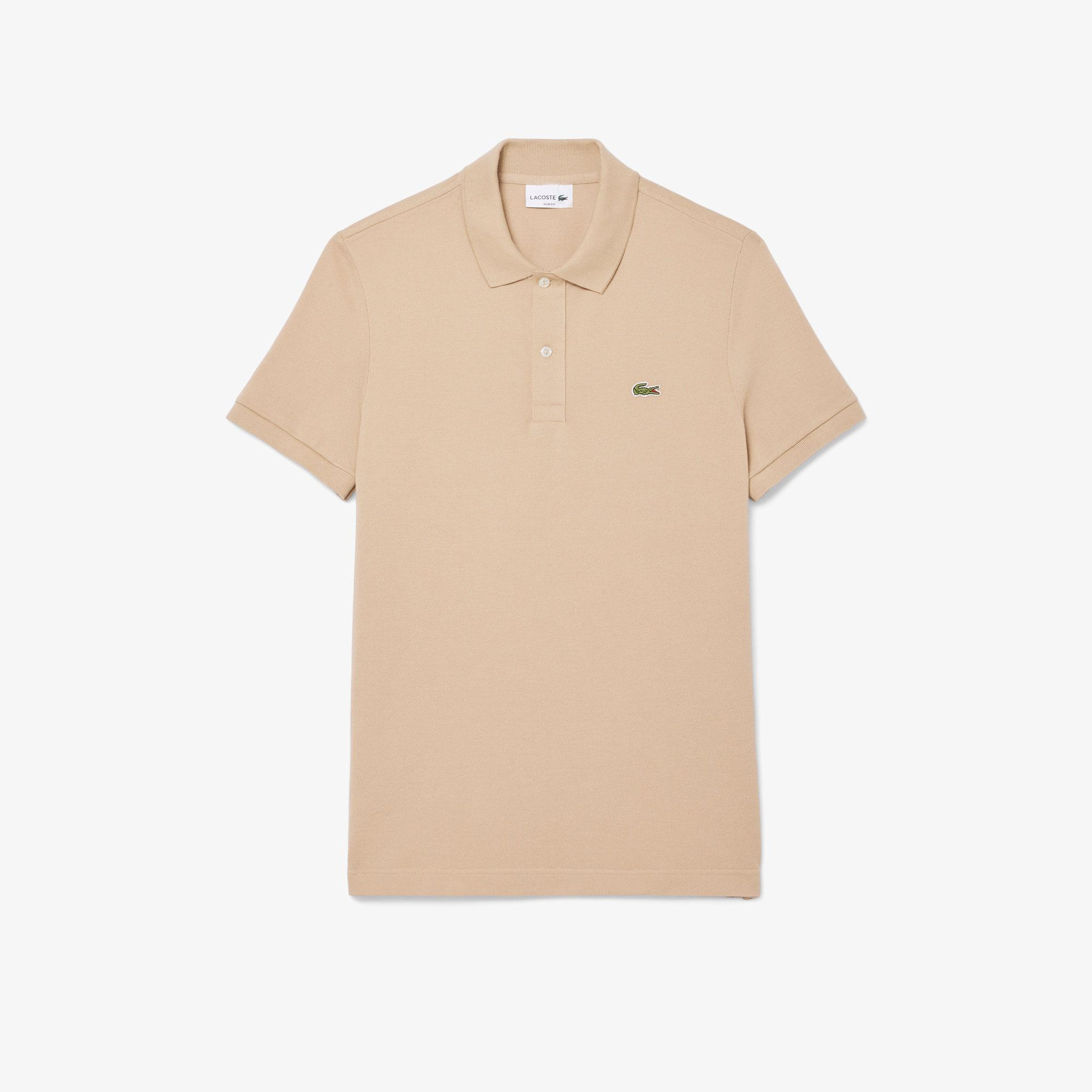 Lacoste L.12.12 Erkek Slim Fit Bej Polo