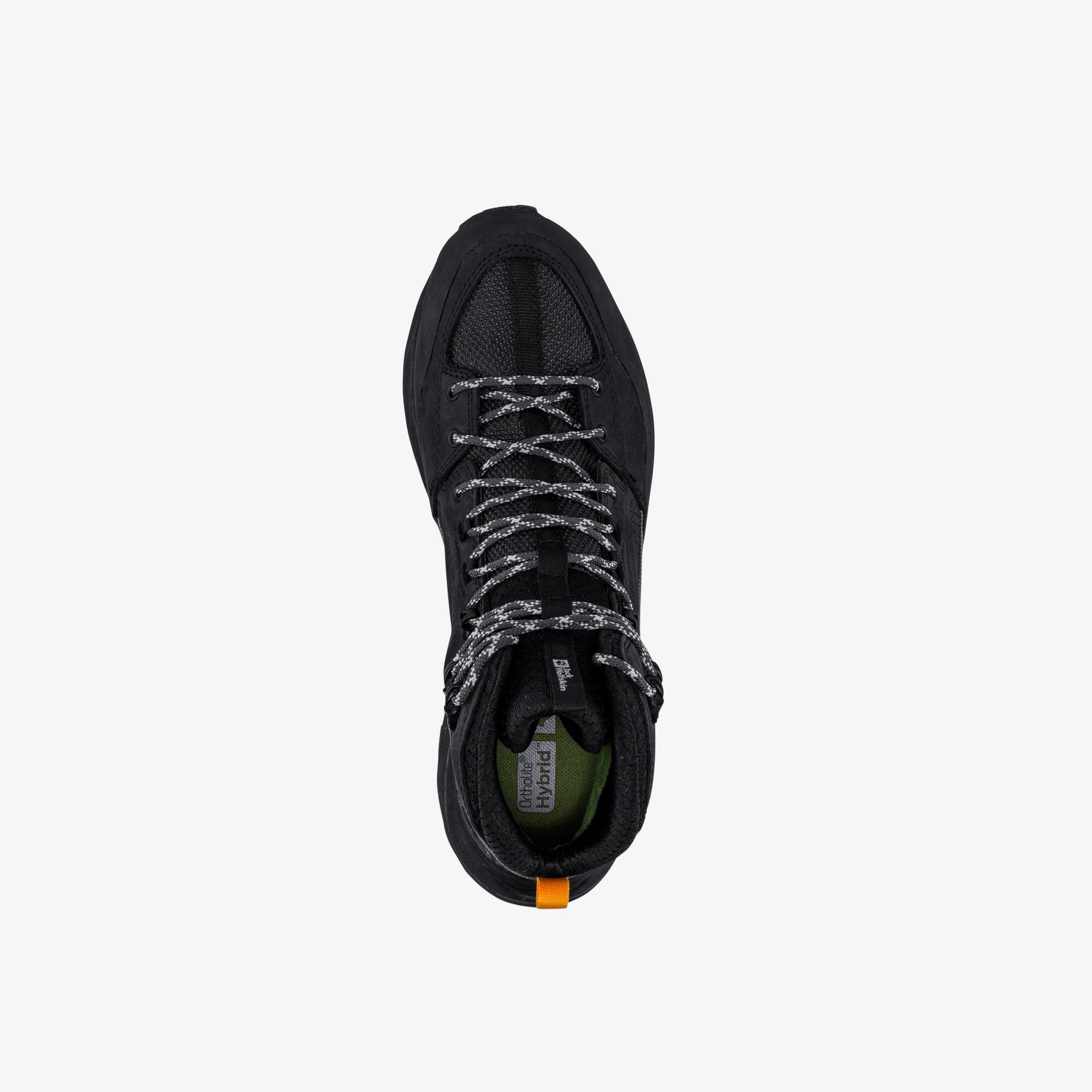Jack Wolfskin Terraquest Texapore Mid Erkek Siyah Bot