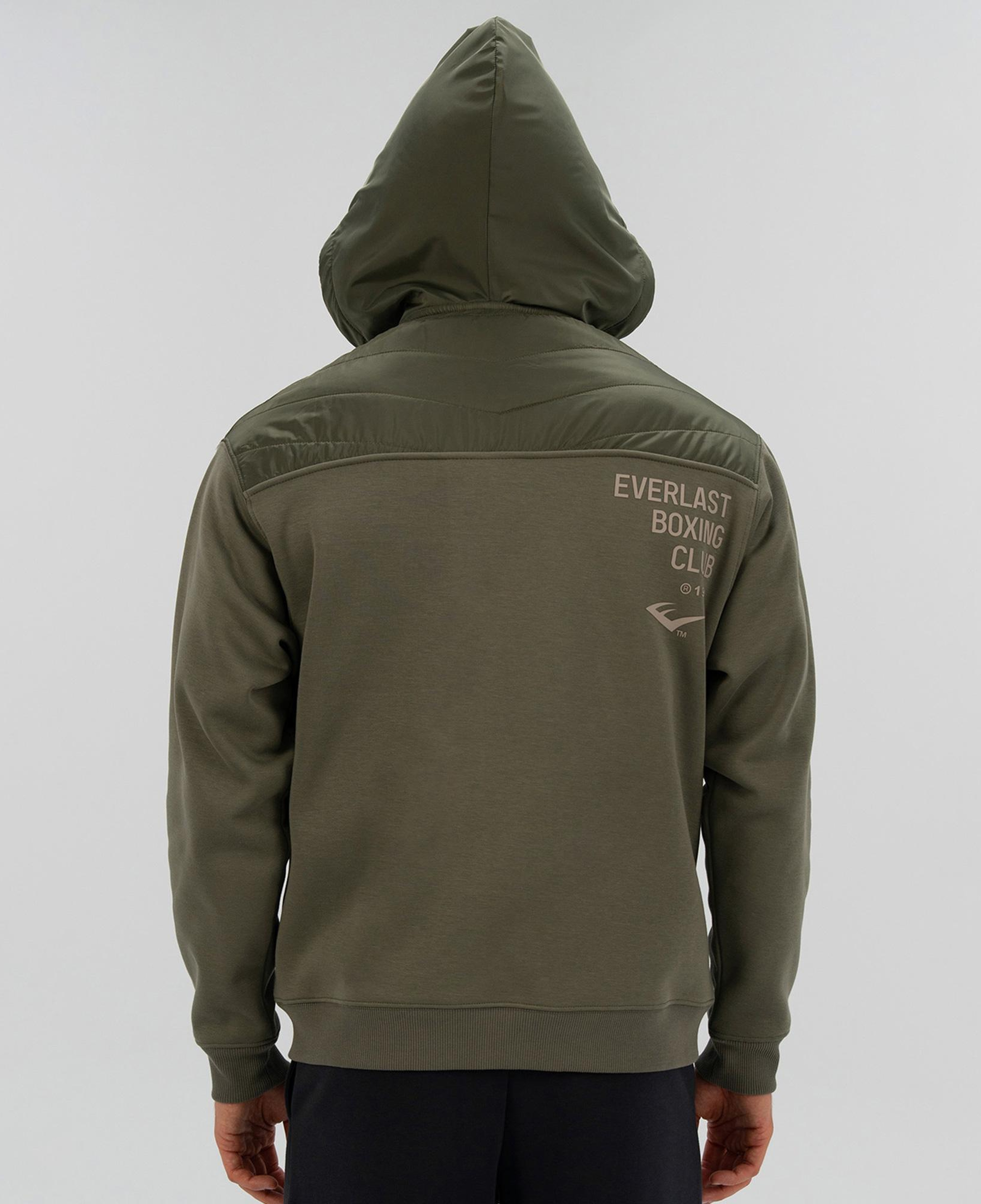 Everlast Boxing Club 2.0 Full Zip Erkek Haki Sweatshirt