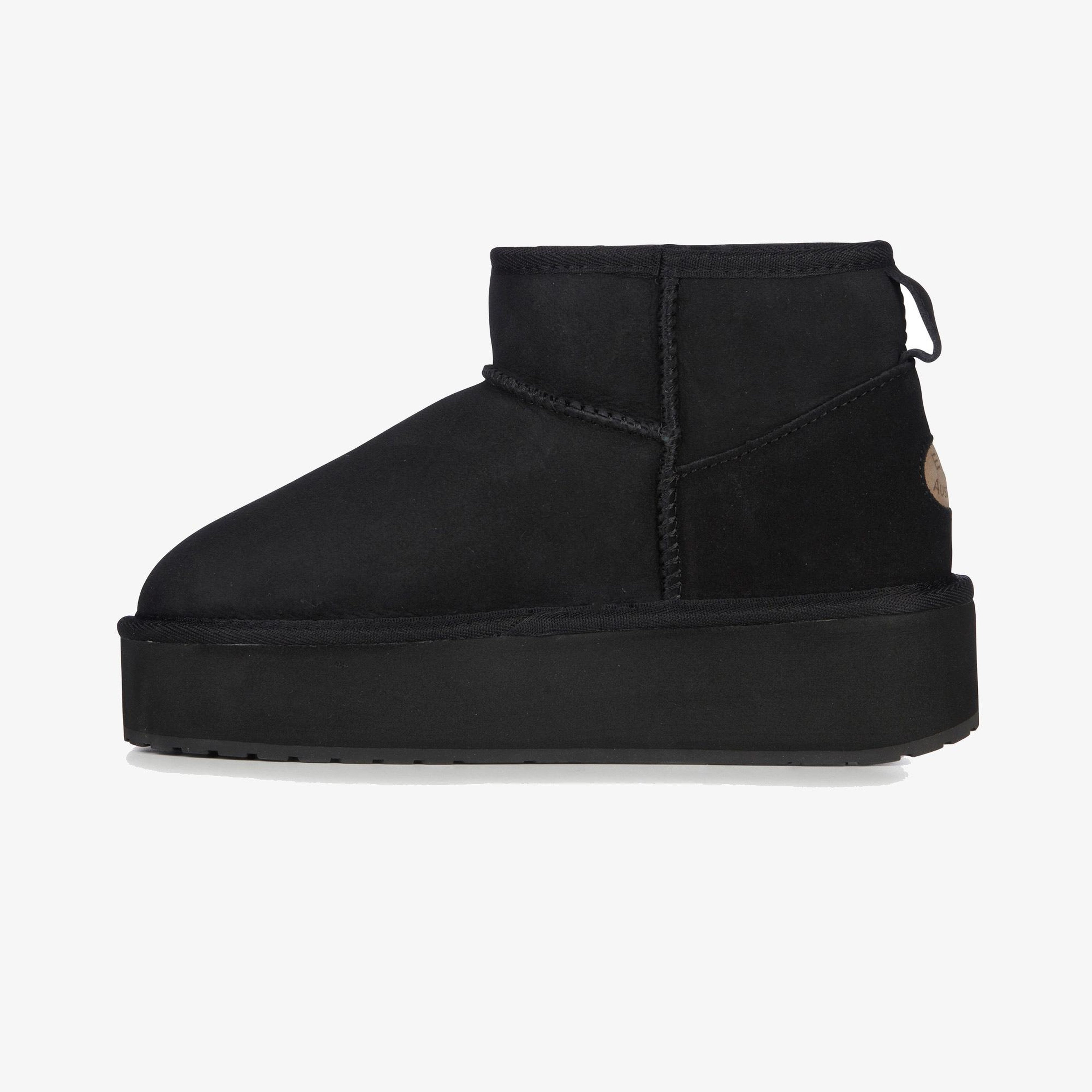 Emu Australia Stinger Micro Flatform Kadın Siyah Bot