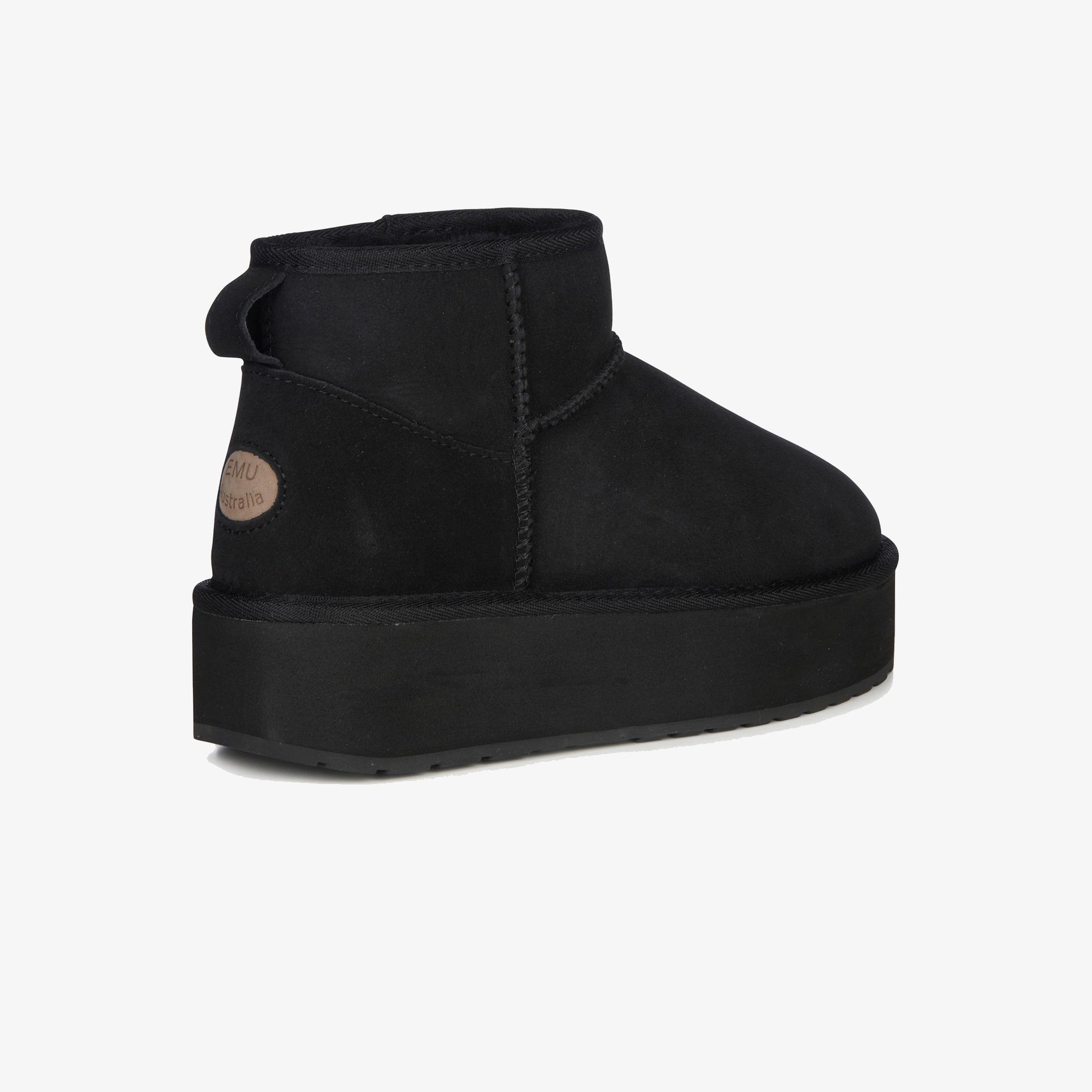 Emu Australia Stinger Micro Flatform Kadın Siyah Bot