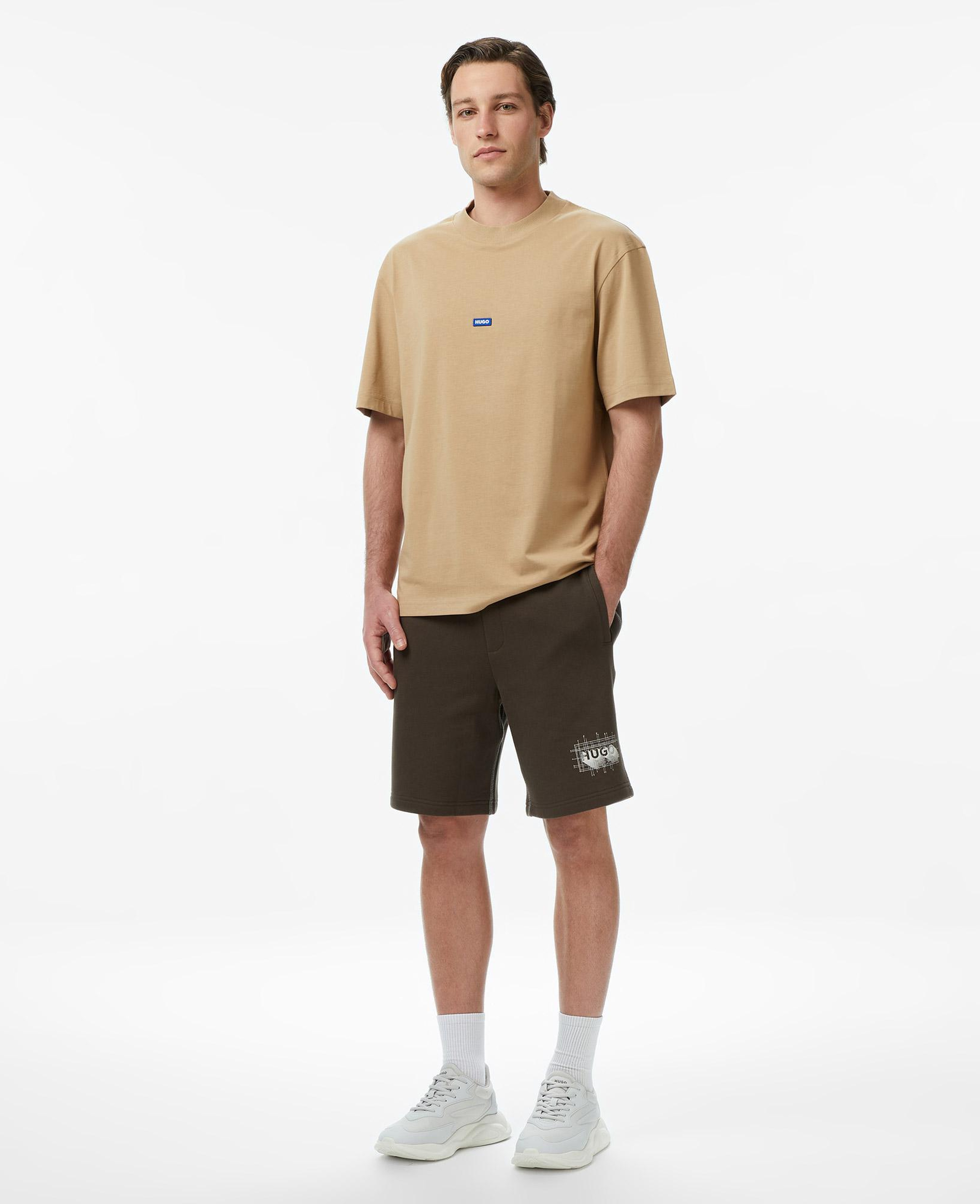 Hugo Nieros Erkek Bej T-Shirt