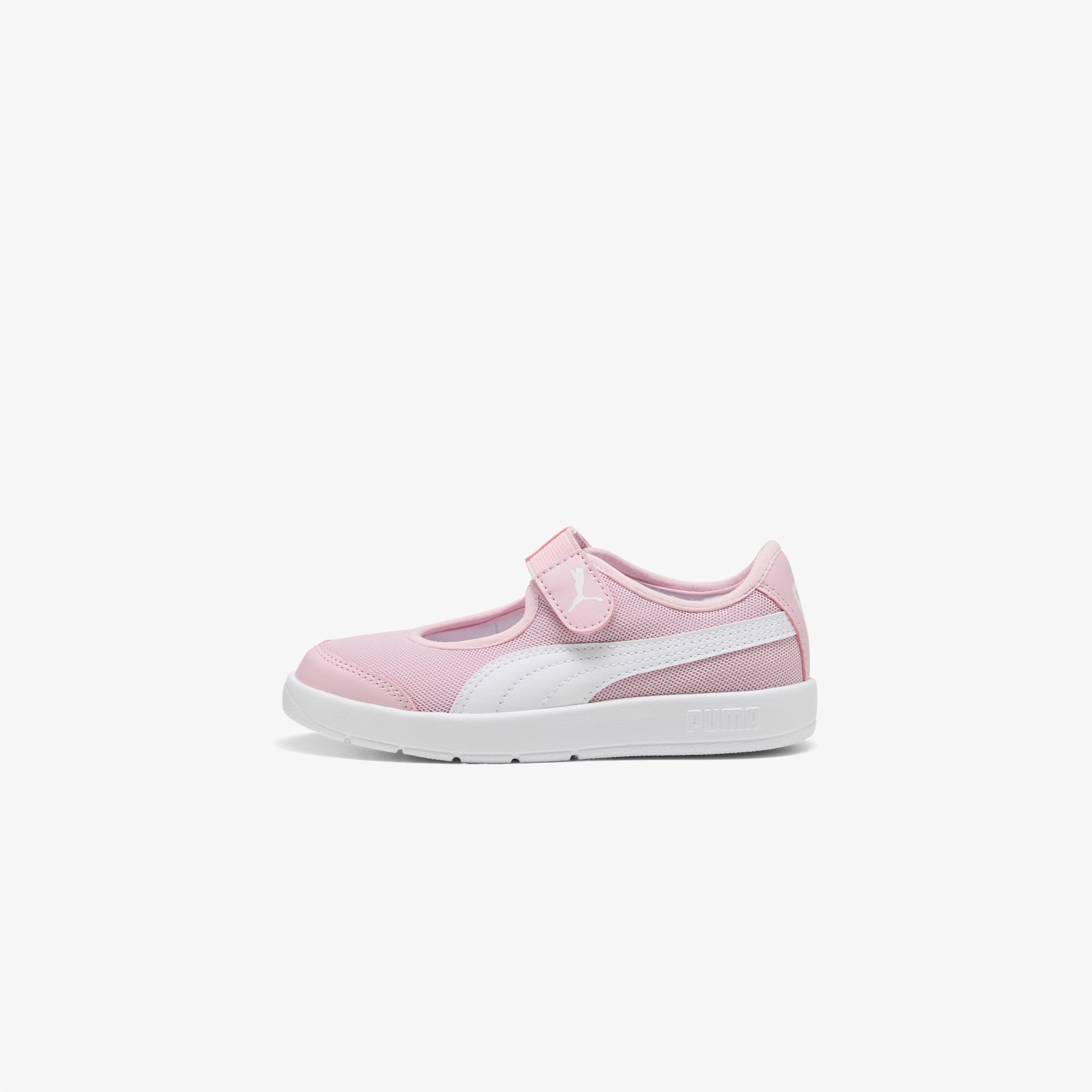Puma Courtflex V3 Lina V Çocuk Pembe Spor Ayakkabı