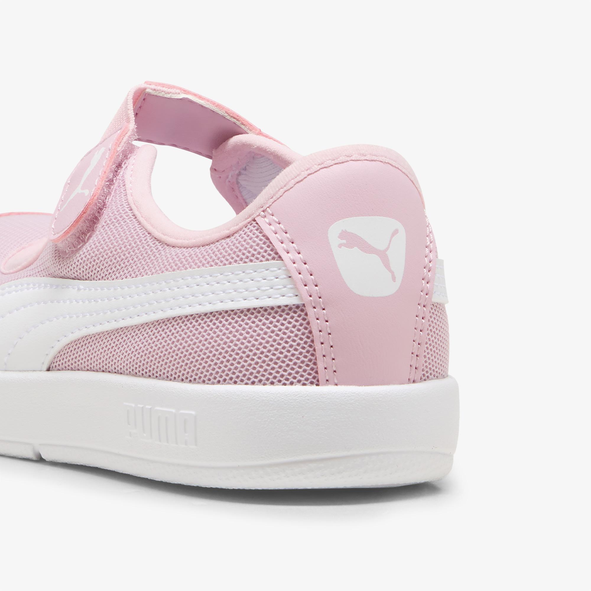 Puma Courtflex V3 Lina V Çocuk Pembe Spor Ayakkabı