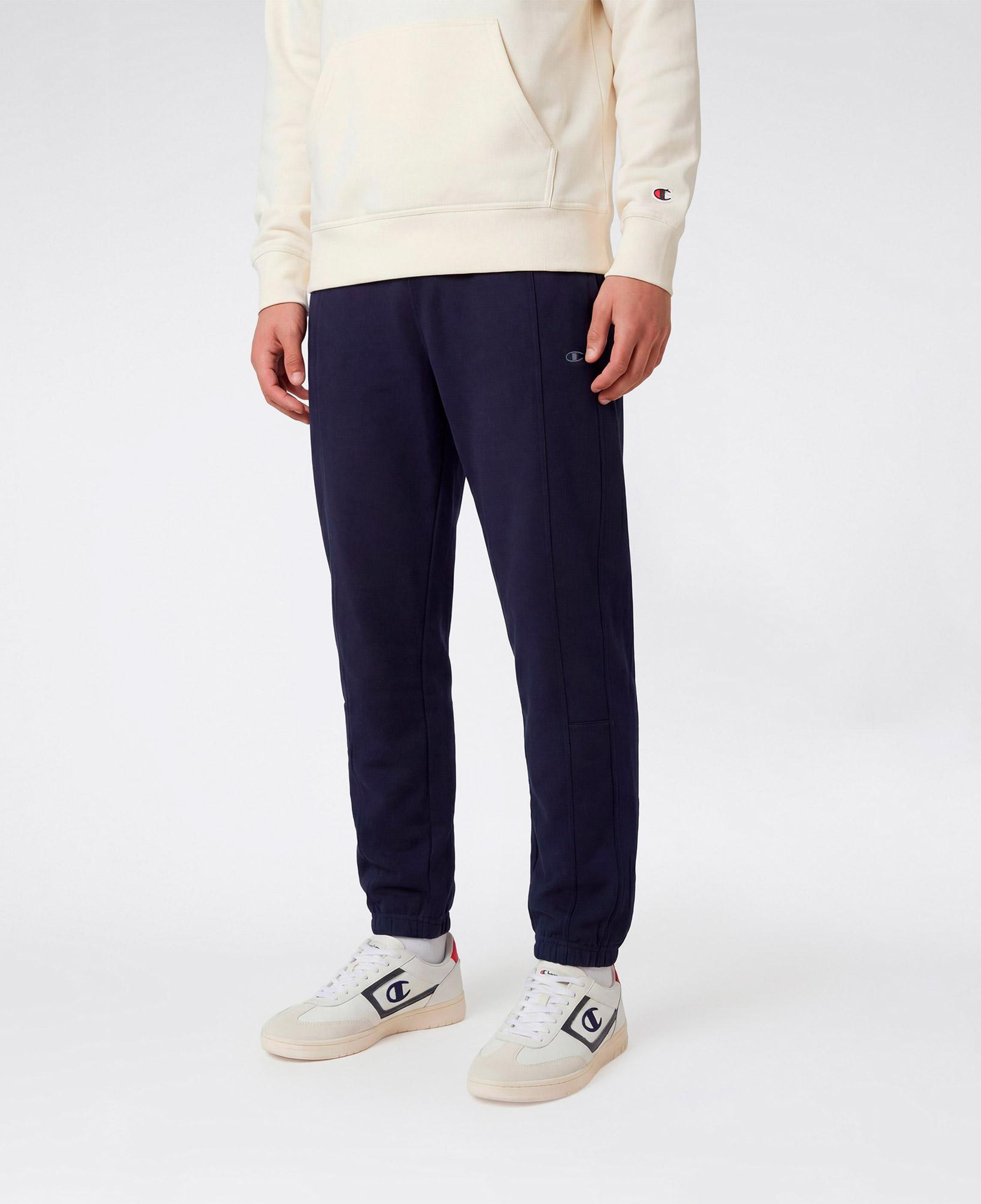 Champion Elastic Cuff Pants Erkek Lacivert Eşofman Altı