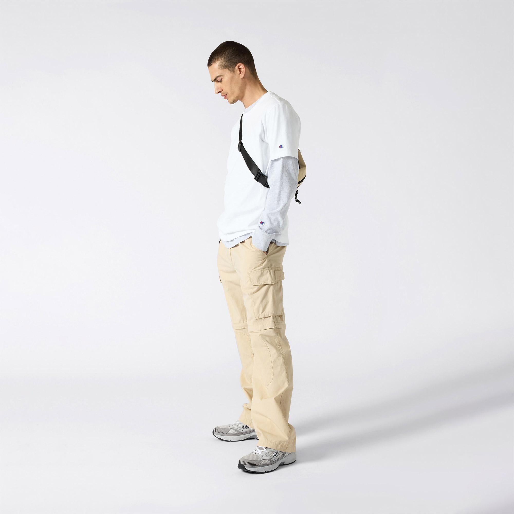 Champion Relaxed Fit Erkek Beyaz T-Shirt