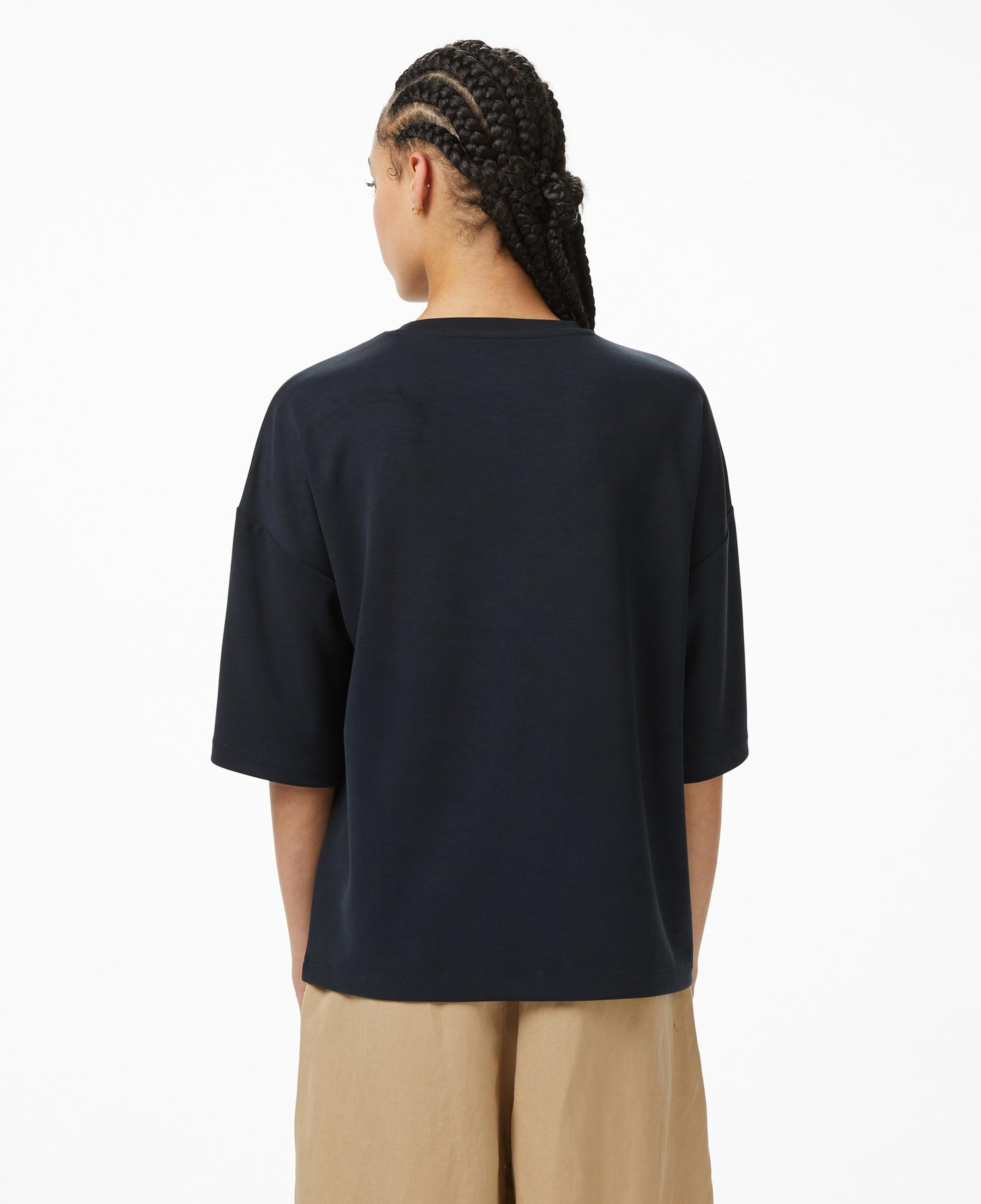 Nautica Kadın Siyah Oversize Fit T-Shirt