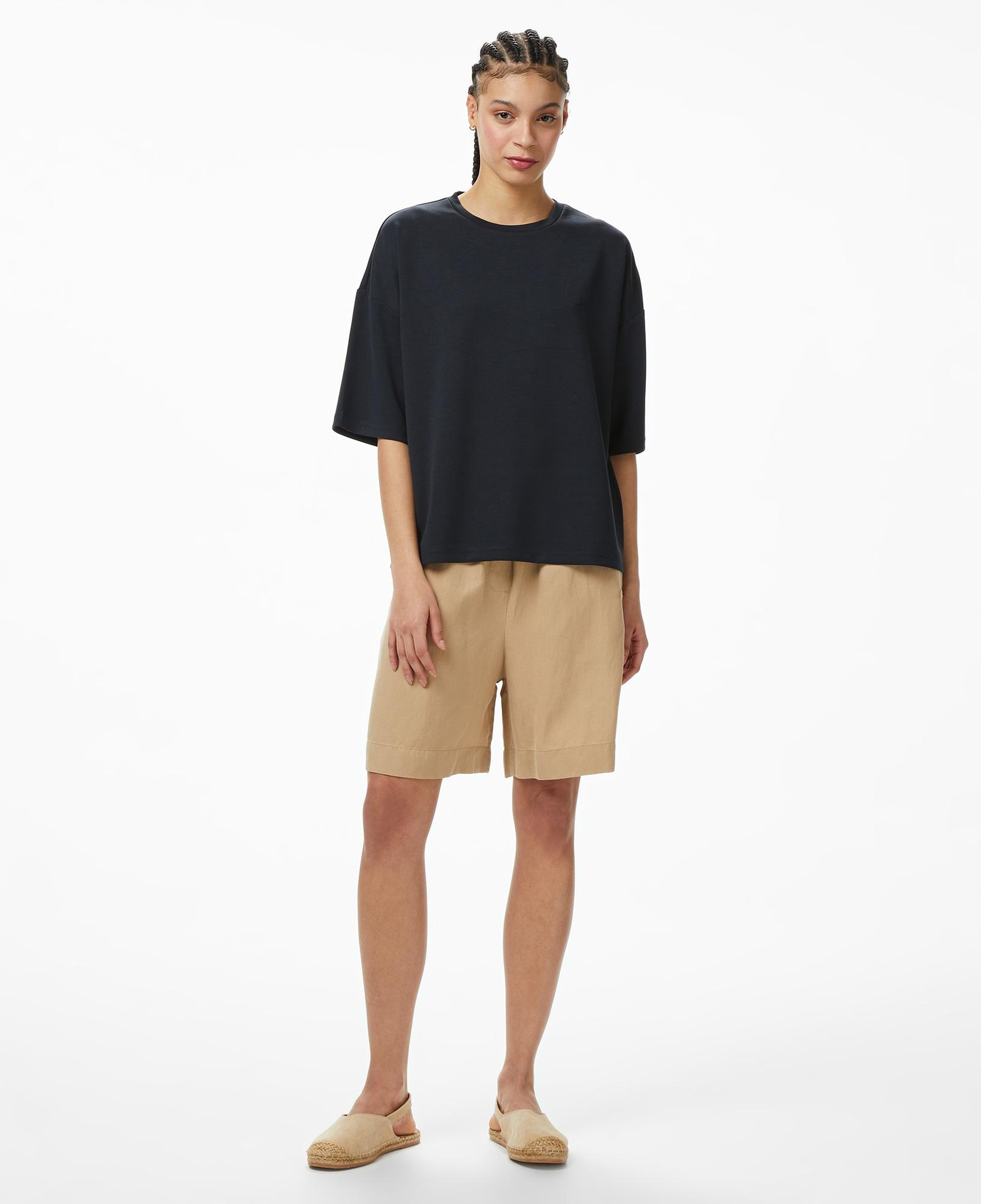 Nautica Kadın Siyah Oversize Fit T-Shirt