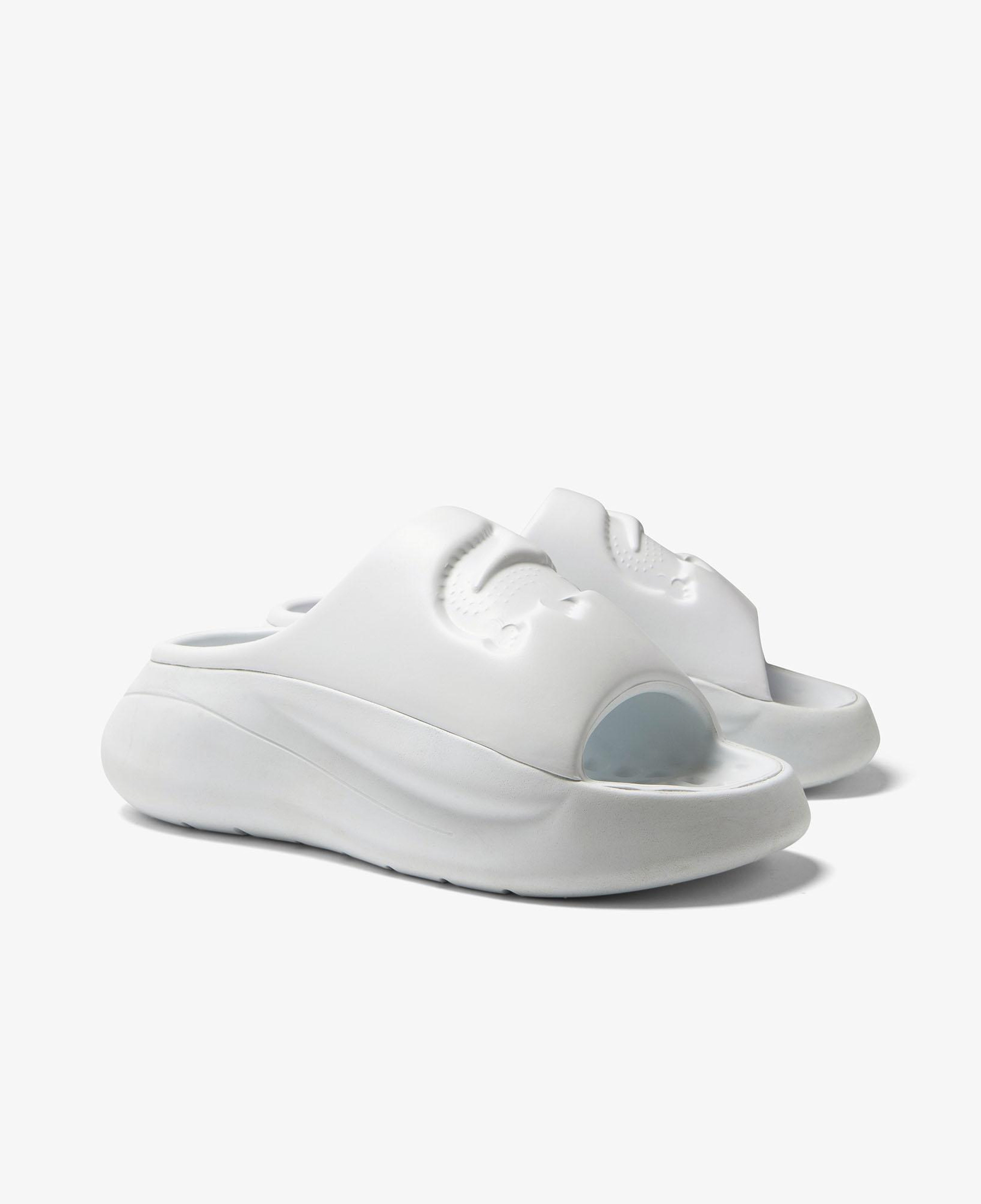 Lacoste Croco 3.0 Kadın Beyaz Terlik