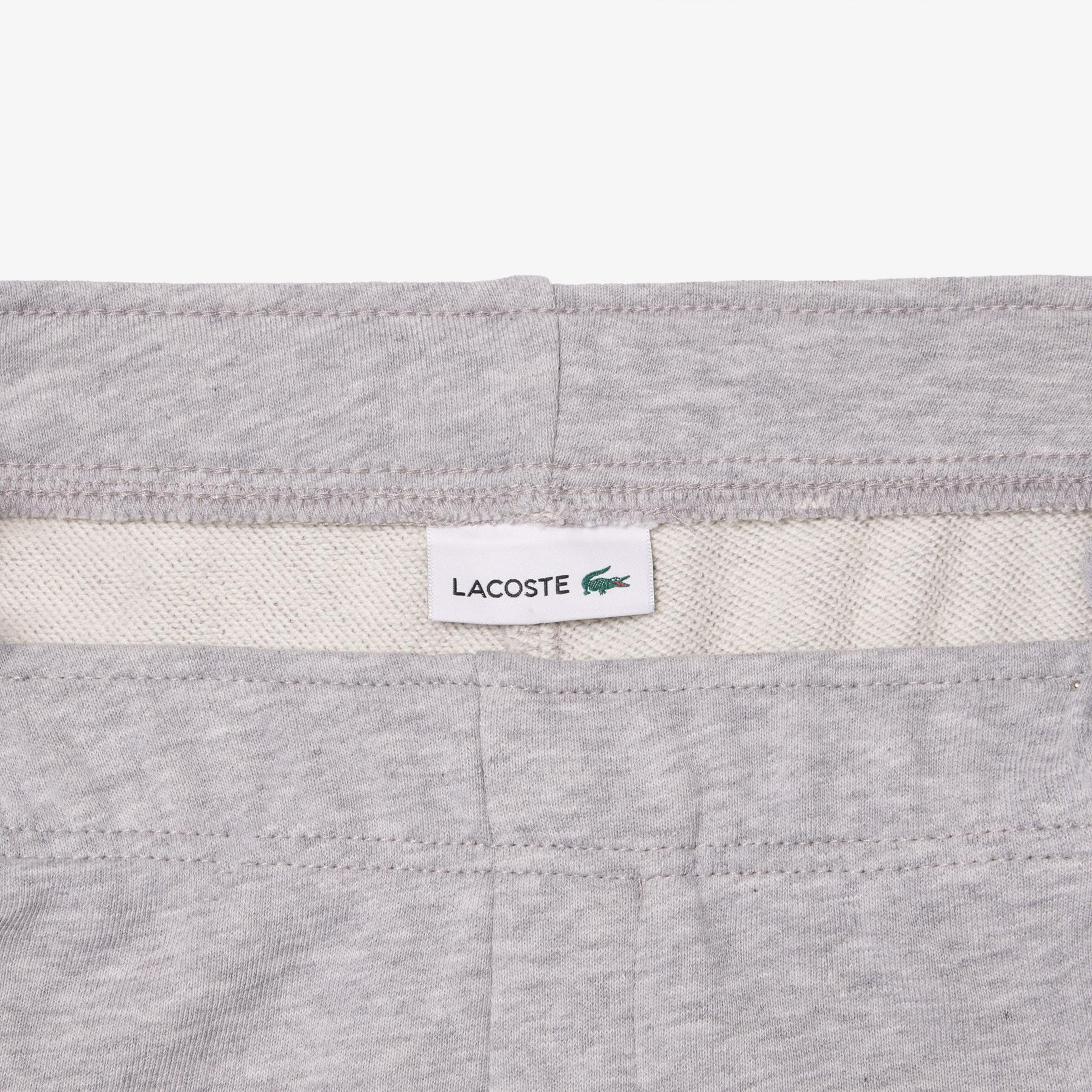 Lacoste Cotton Fleece Cargo Çocuk Gri Şort