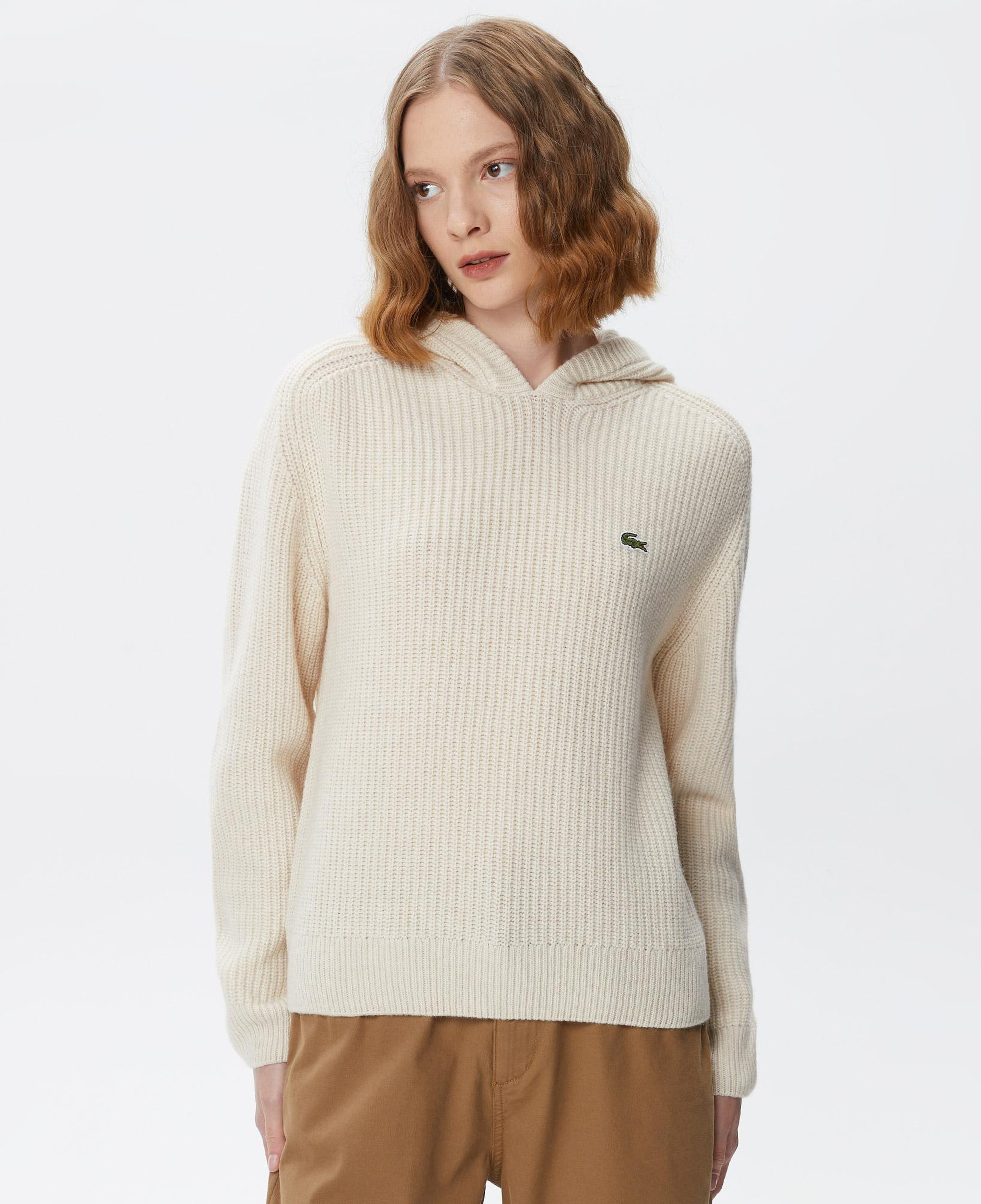 Lacoste Kadın Beyaz Triko