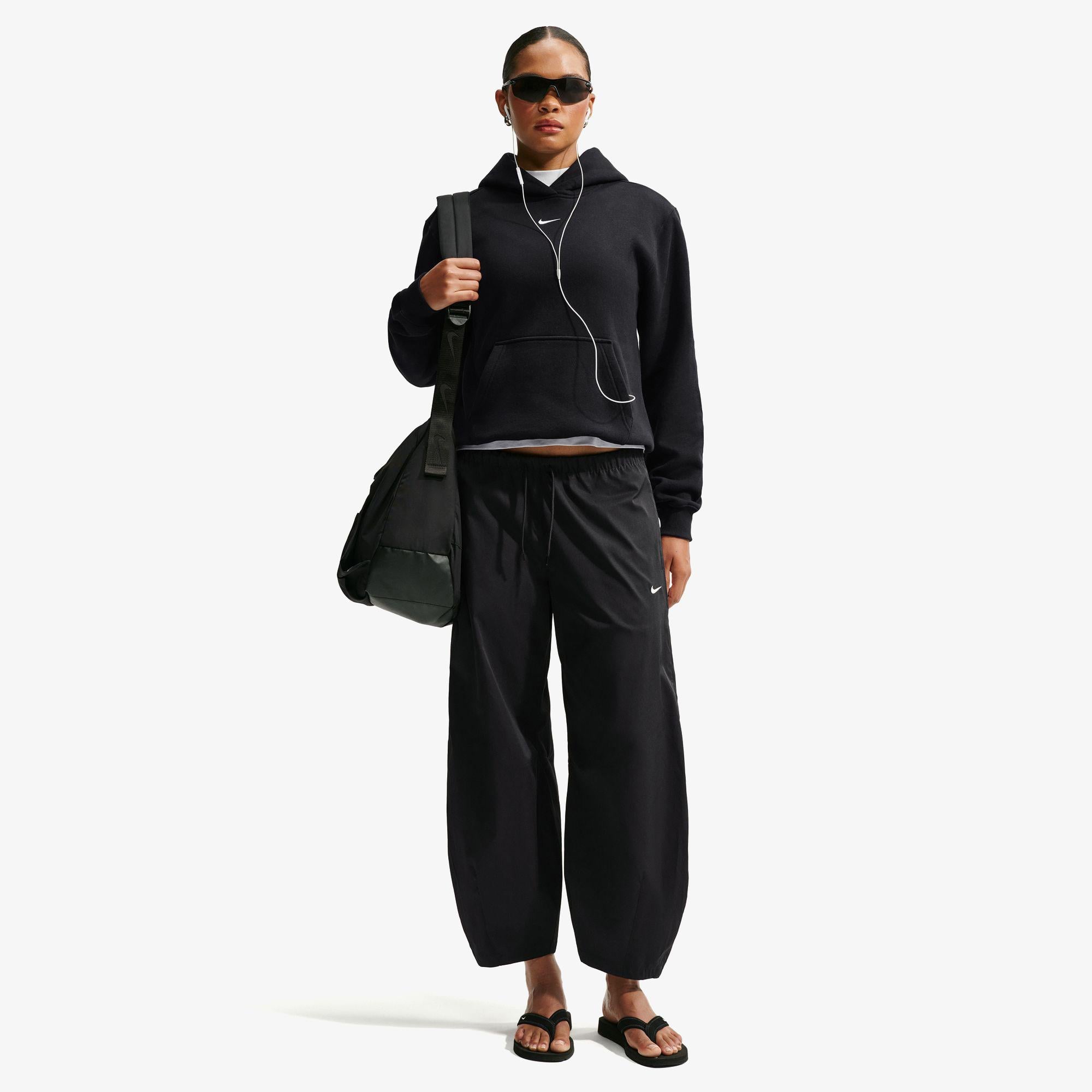 Nike Studio Fleece Kadın Siyah Hoodie