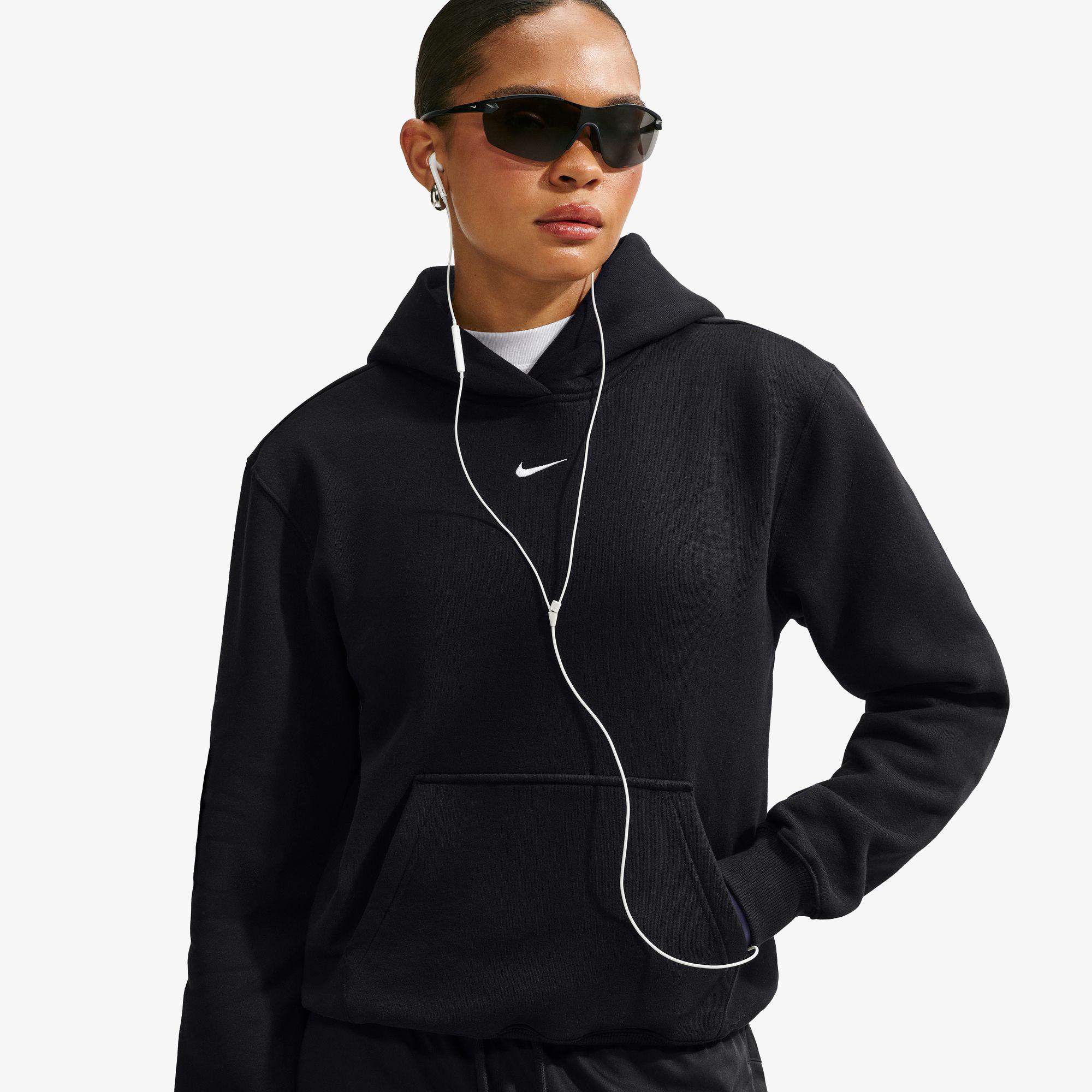 Nike Studio Fleece Kadın Siyah Hoodie