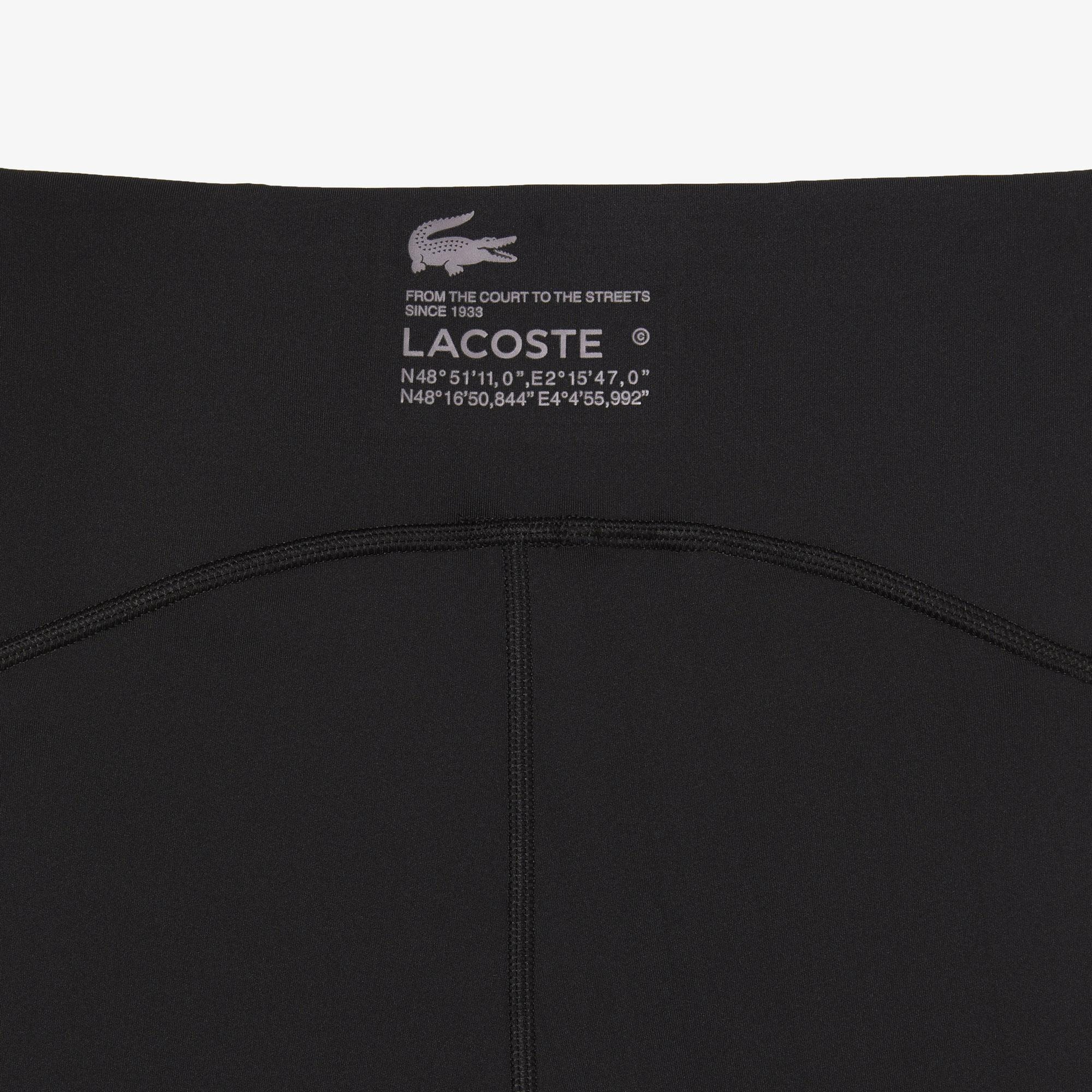Active Kadın Slim Fit Baskılı Siyah Tayt
