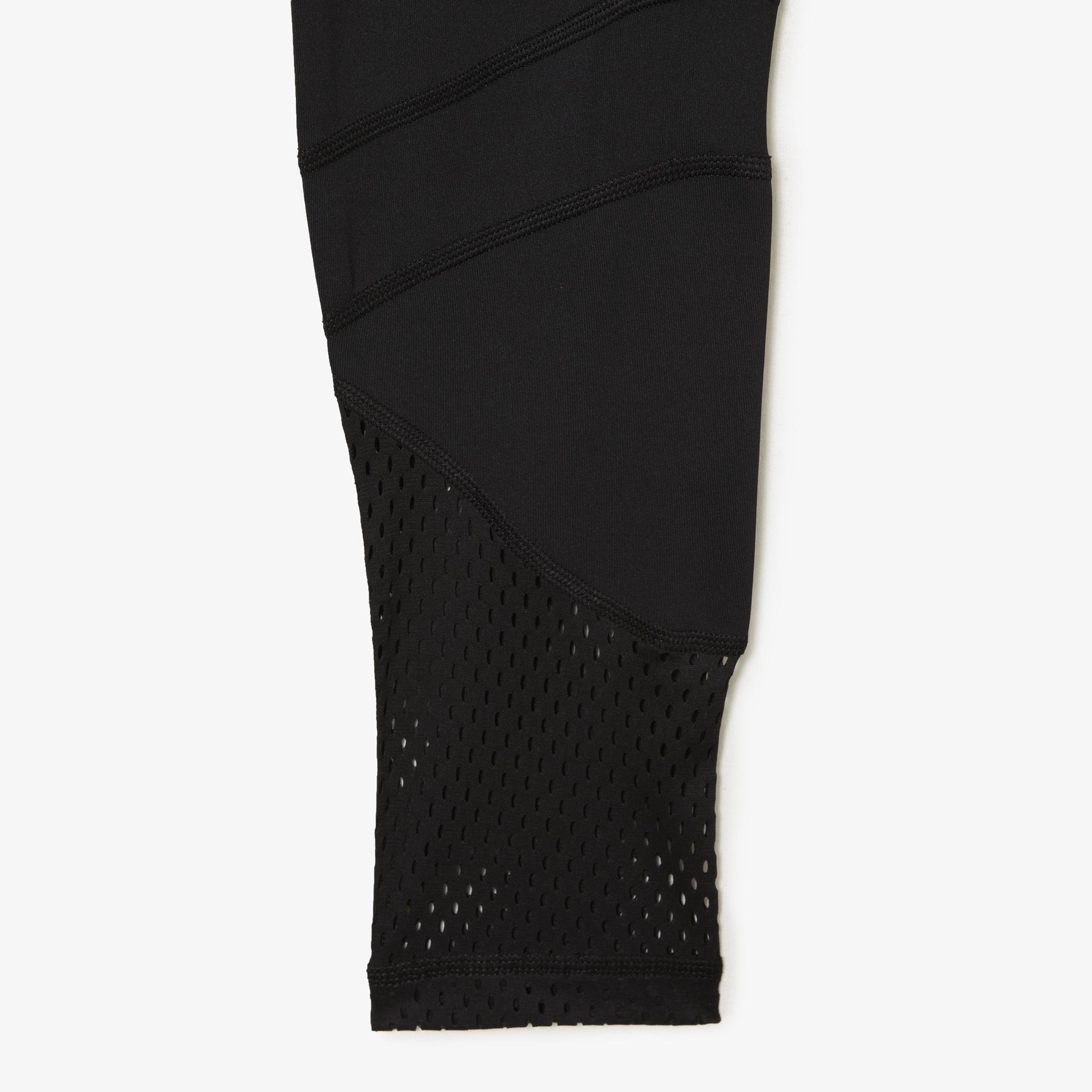 Active Kadın Slim Fit Baskılı Siyah Tayt
