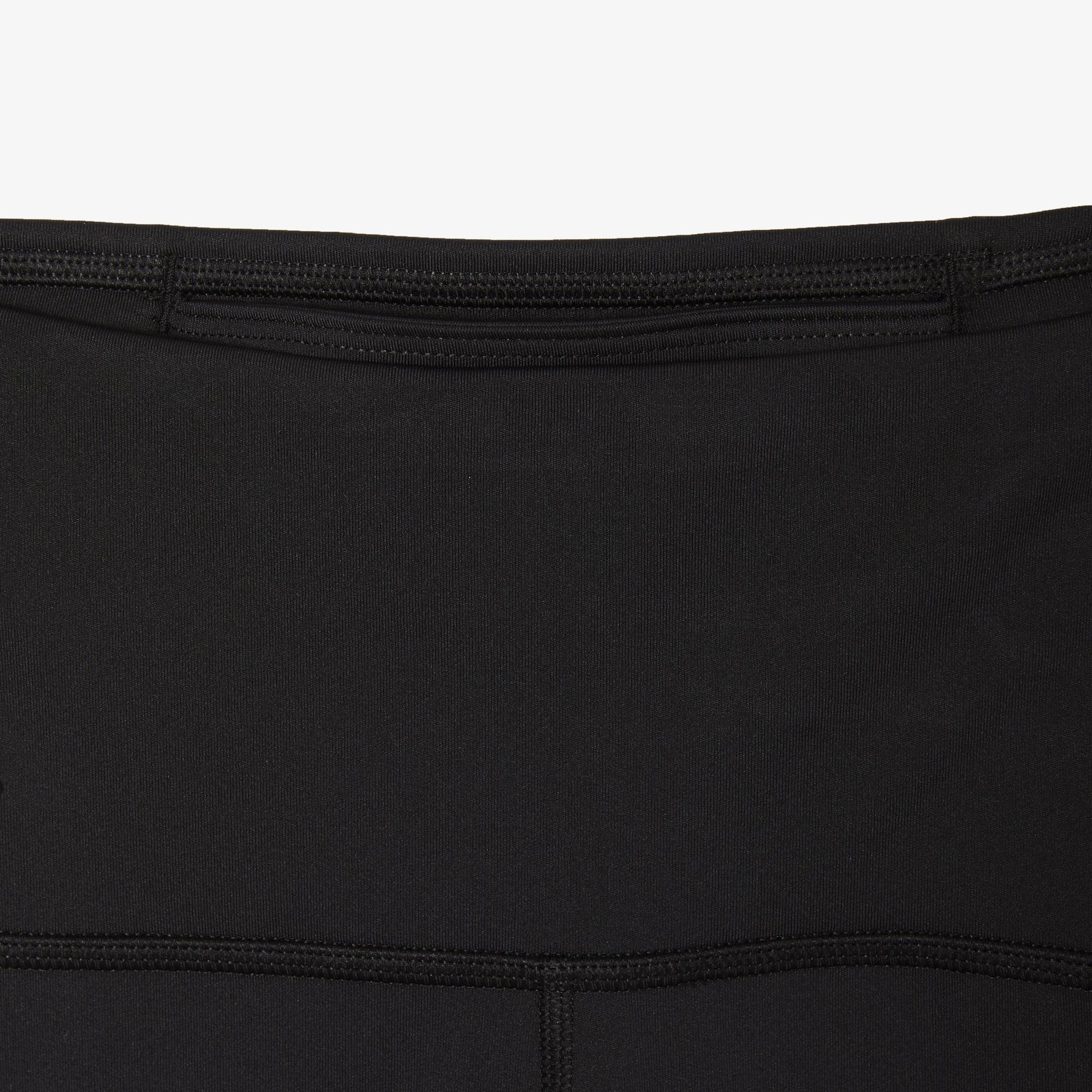 Active Kadın Slim Fit Baskılı Siyah Tayt