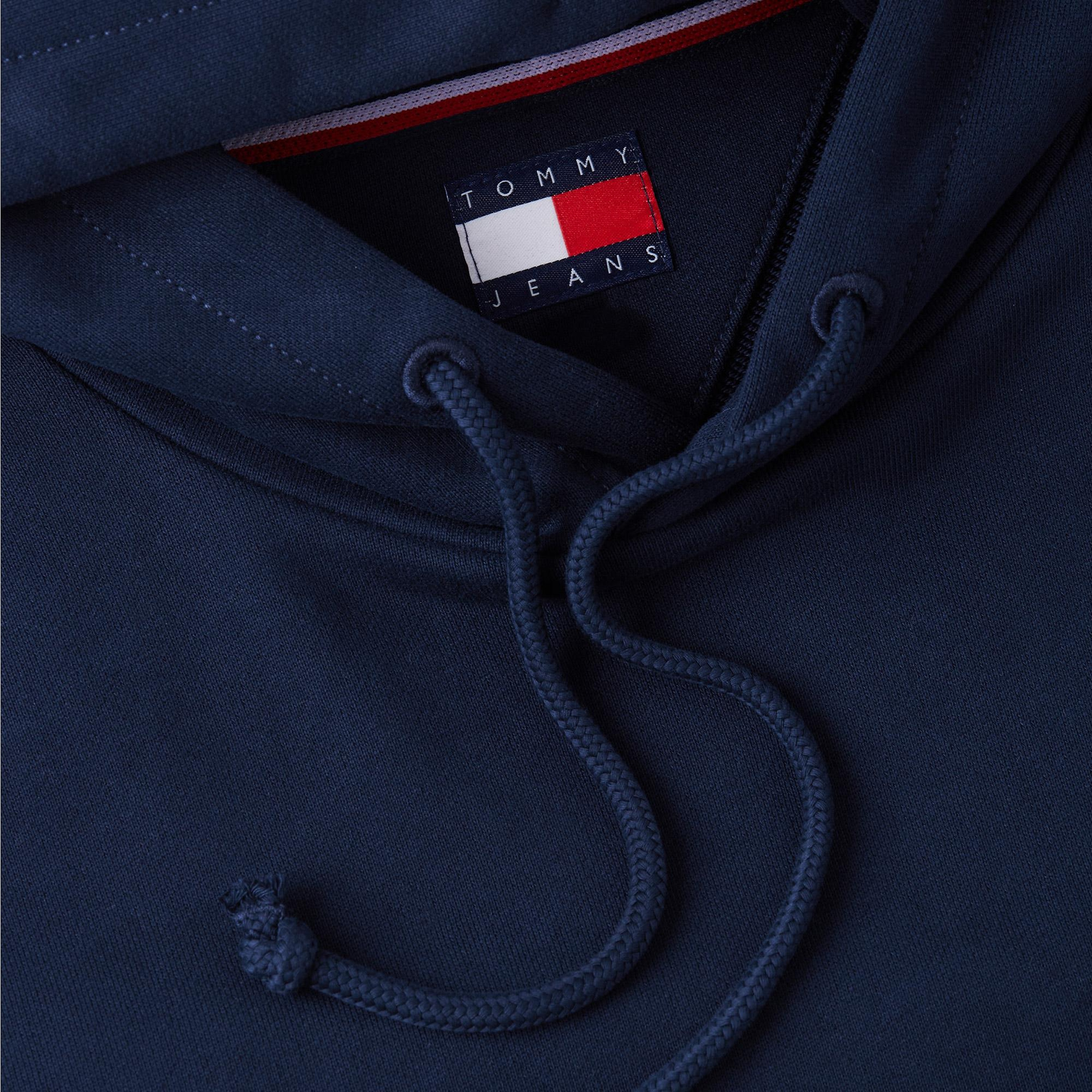 Tommy Hilfiger Relaxed Tape Erkek Lacivert Sweatshirt