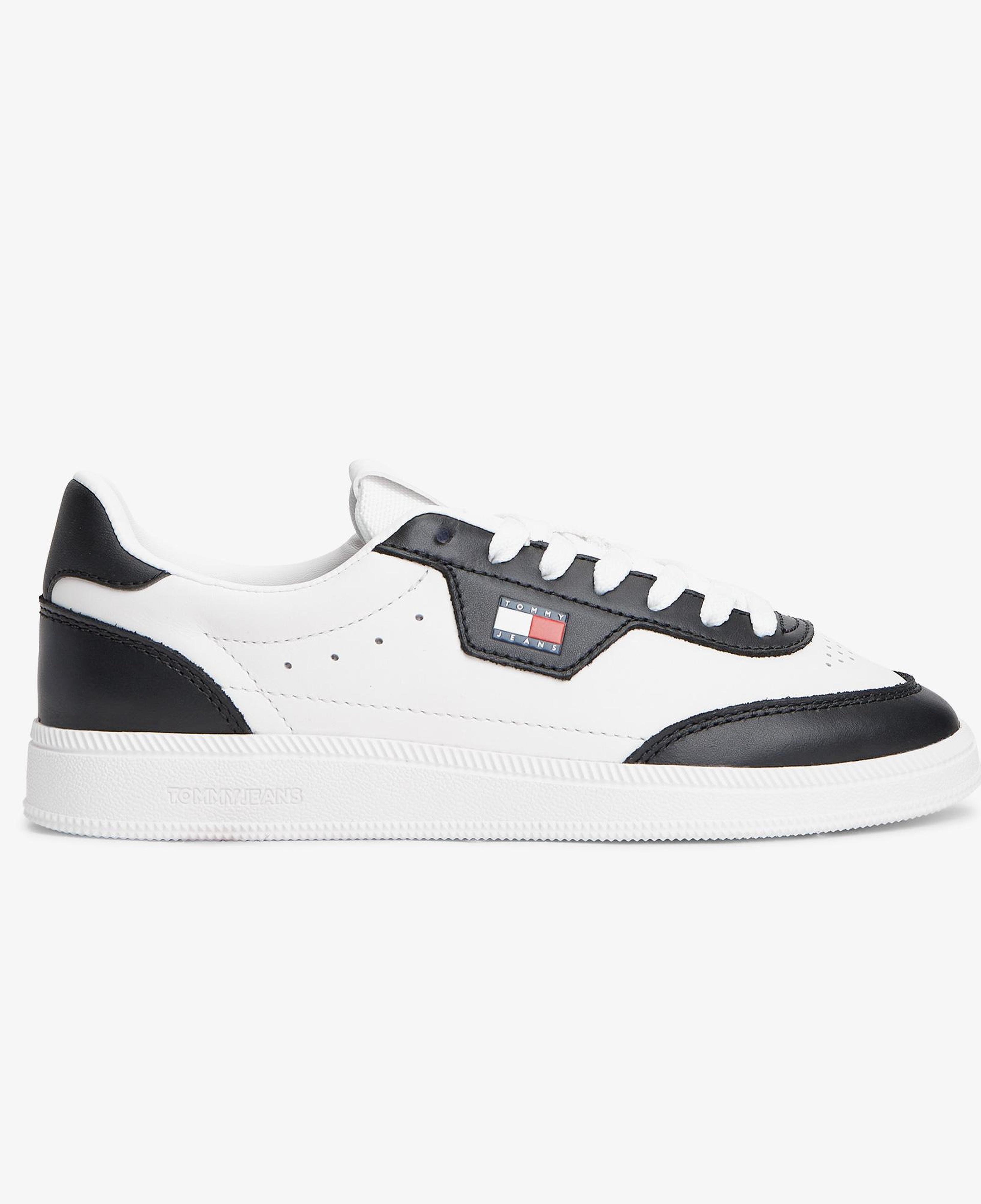 Tommy Hilfiger The Greenwich Edge Leather Kadın Bej Spor Ayakkabı
