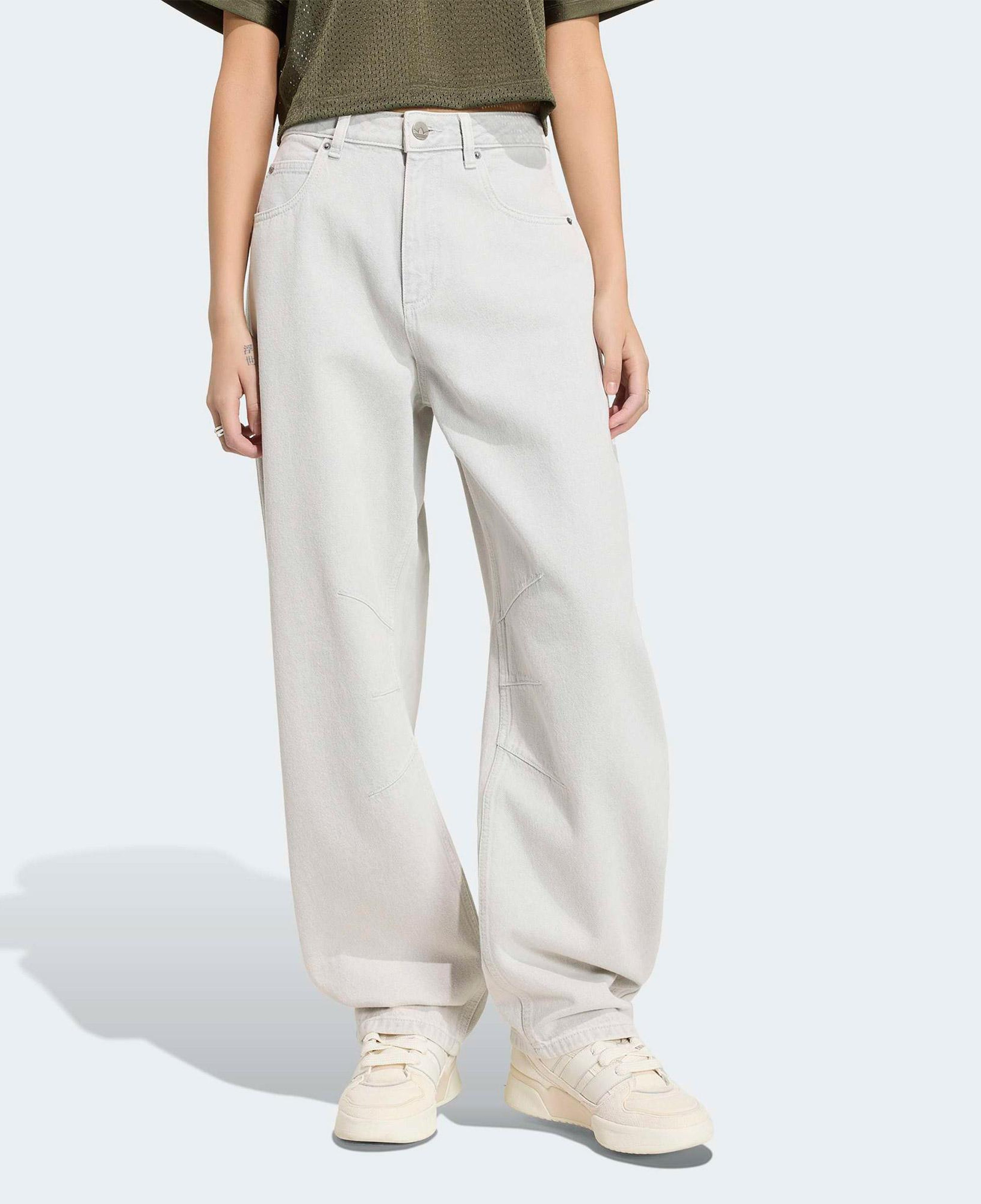 adidas Barrel Kadın Gri Jean Pantolon