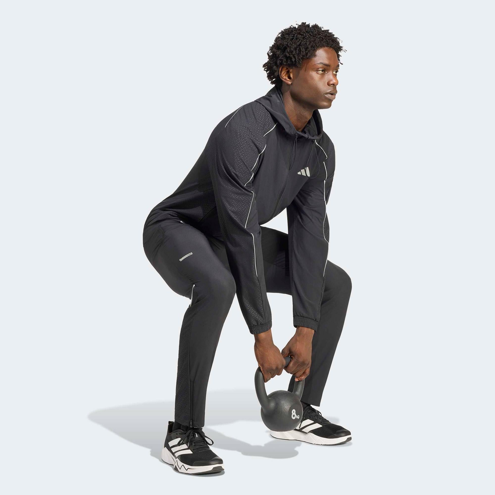 adidas Tech Apparel Erkek Antrasit Hoodie