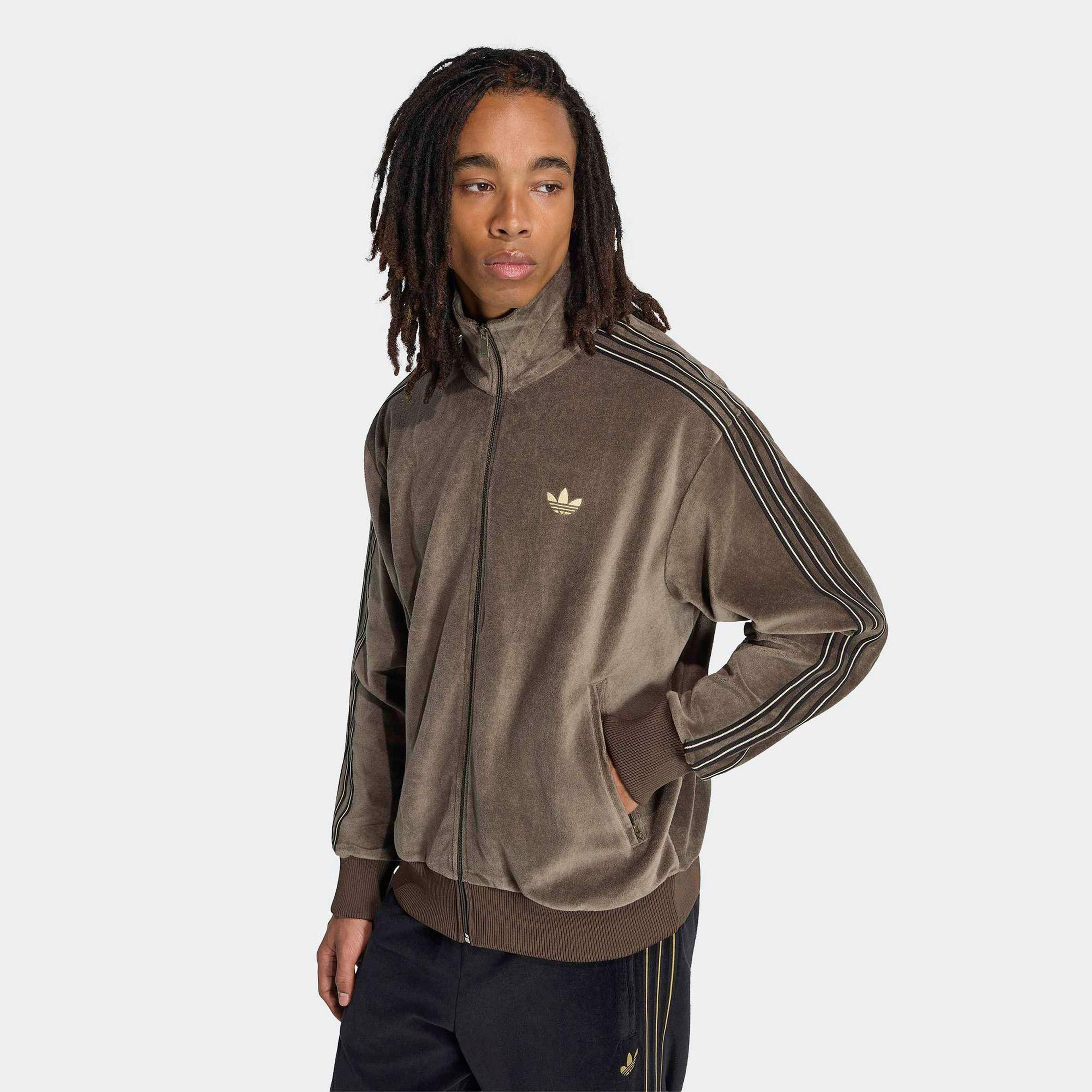 adidas Firebird Erkek Kahverengi Eşofman Üstü